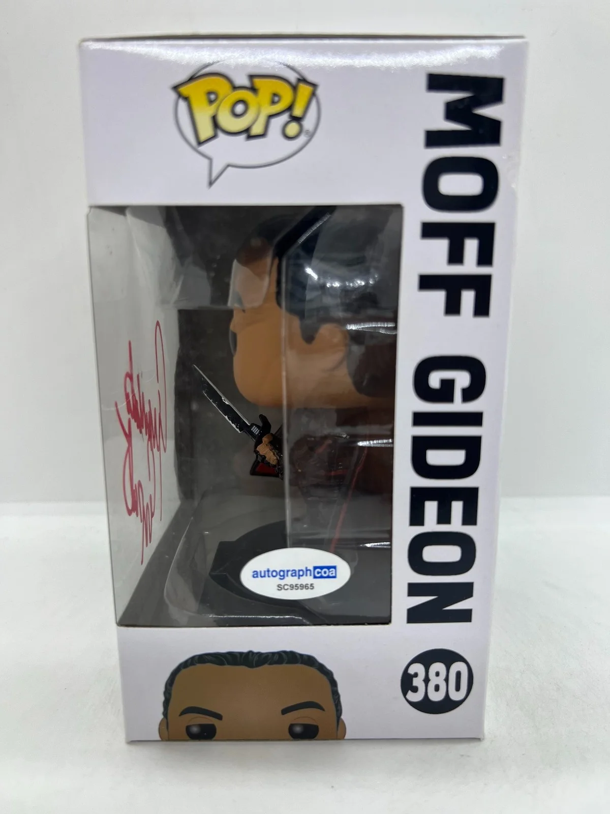 Giancarlo Esposito Signed Moff Gideon Funko Pop Star Wars #380 ACOA, image 2
