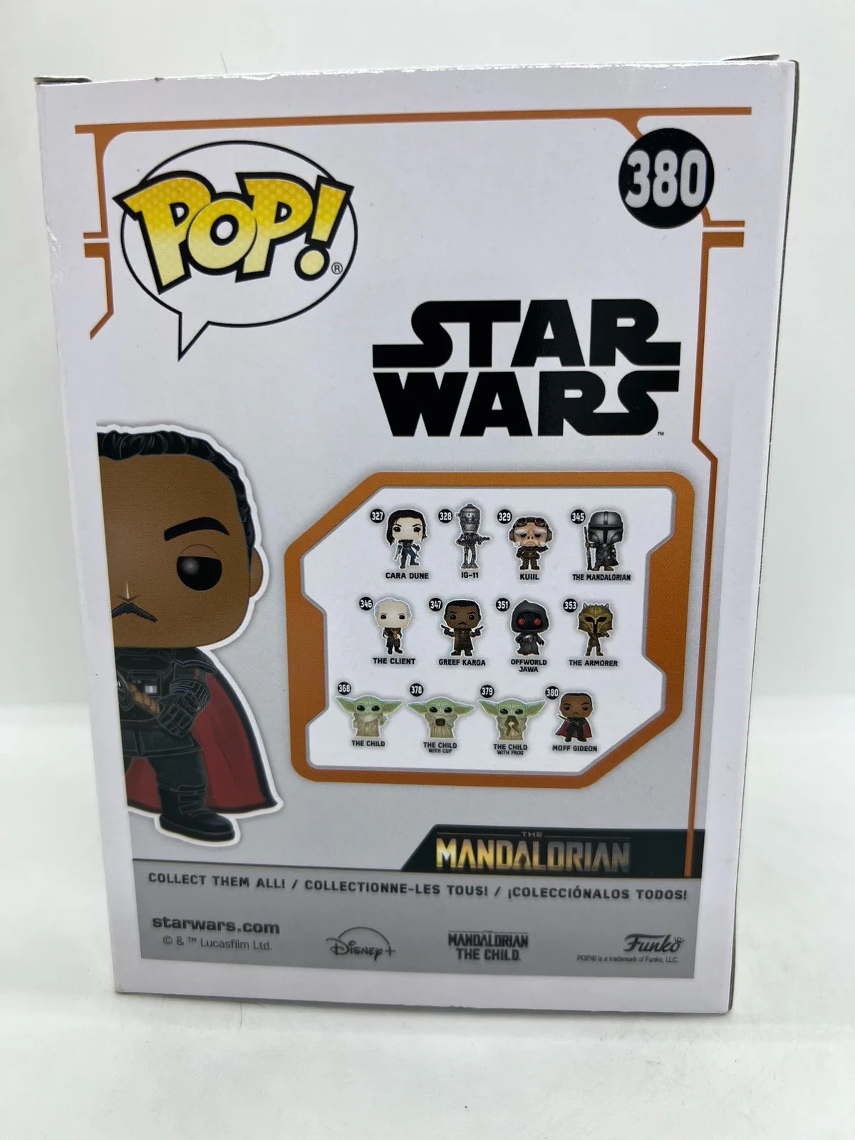 Giancarlo Esposito Signed Moff Gideon Funko Pop Star Wars #380 ACOA, image 3