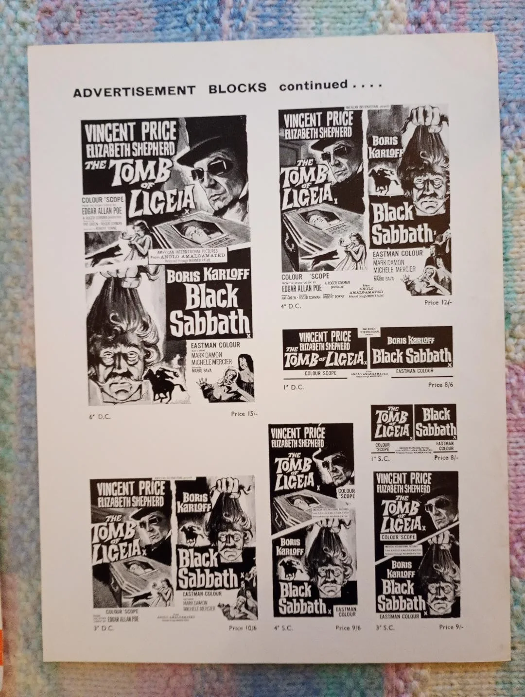BLACK SABBATH pressbook, изображение 4