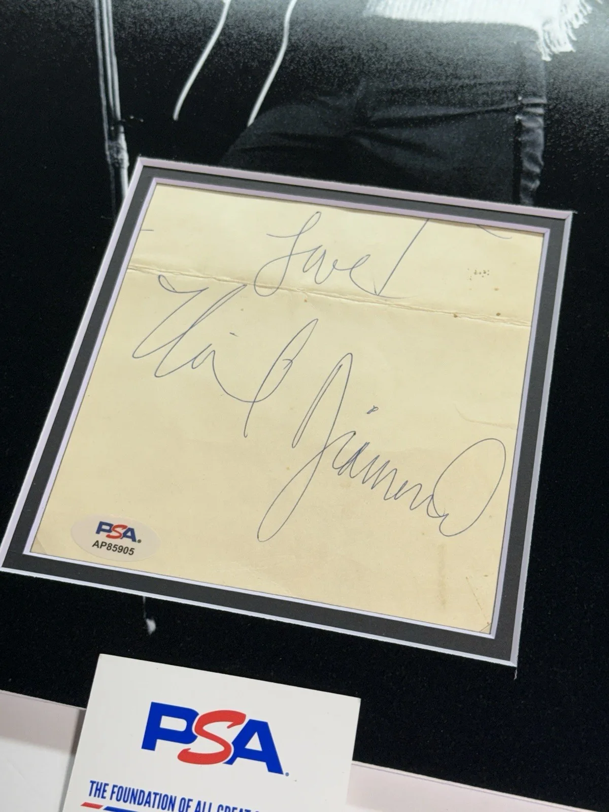 💎 NEIL DIAMOND 💎 Signed Vintage Autograph 1967 Display 12x18” PSA DNA Vinyl, изображение 2