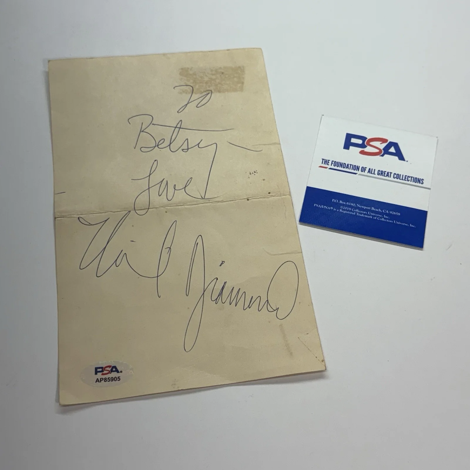 💎 NEIL DIAMOND 💎 Signed Vintage Autograph 1967 Display 12x18” PSA DNA Vinyl, изображение 4