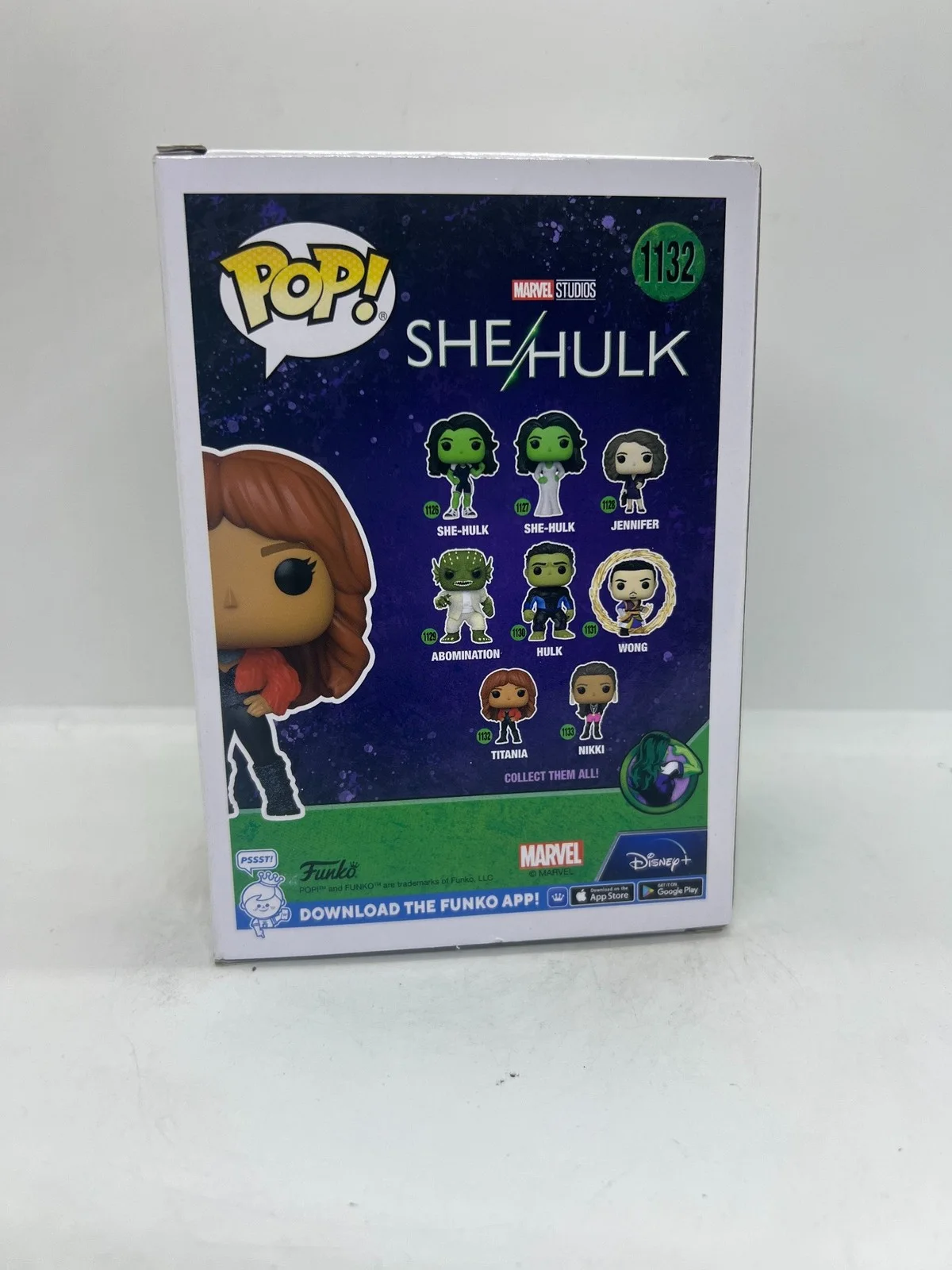 Jameela Jamil Signed She Hulk Funko Pop Titania #1132 ACOA, изображение 3