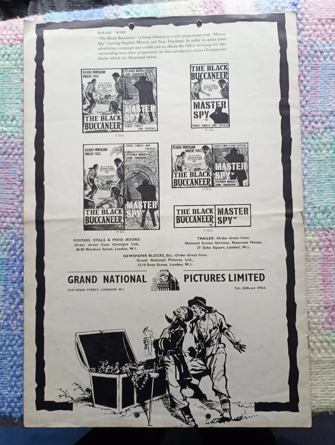 THE BLACK BUCCANEER pressbook, image 5