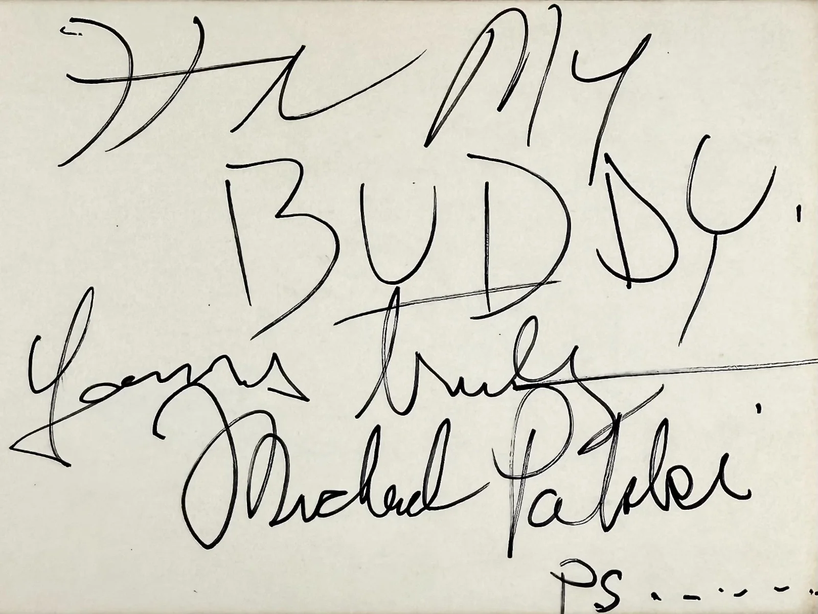 Michael Pataki — MICHAEL PATAKI Signed Autograph 4x6 INDEX CARD Rocky IV Dracula's Dog STAR TREK, изображение 2