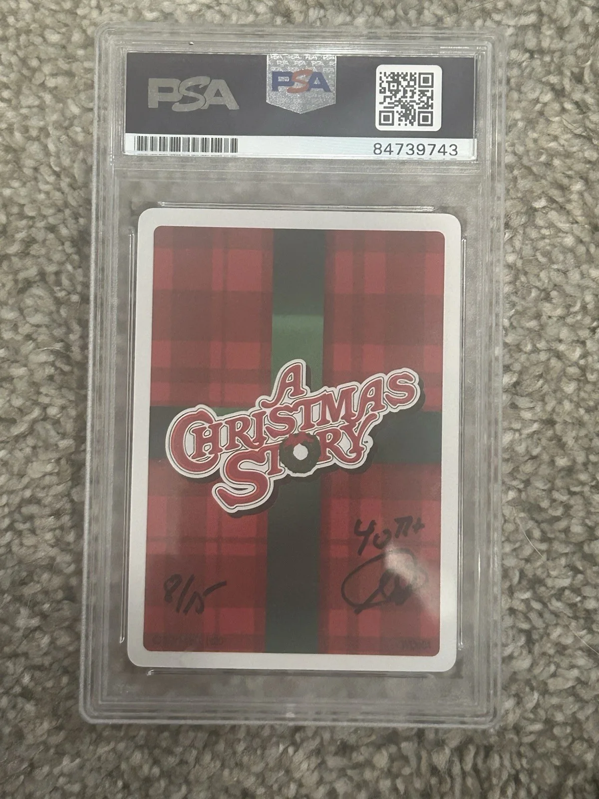 A Christmas Story Card Peter Billingsley Autograph PSA authentication. 8/15, изображение 2