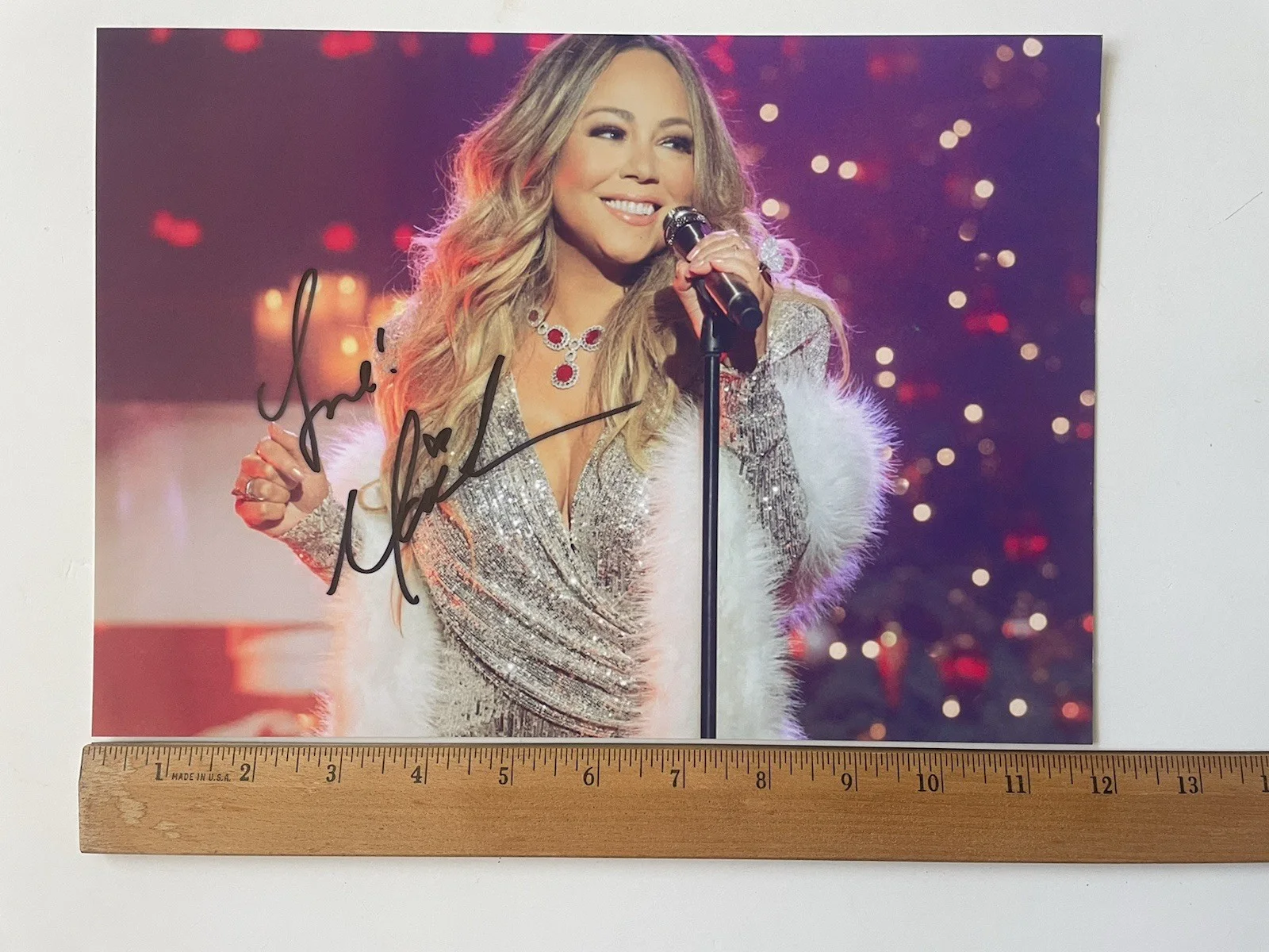 Mariah Carey Hand Signed Autograph - 8 x 12 Photo W/COA, изображение 2
