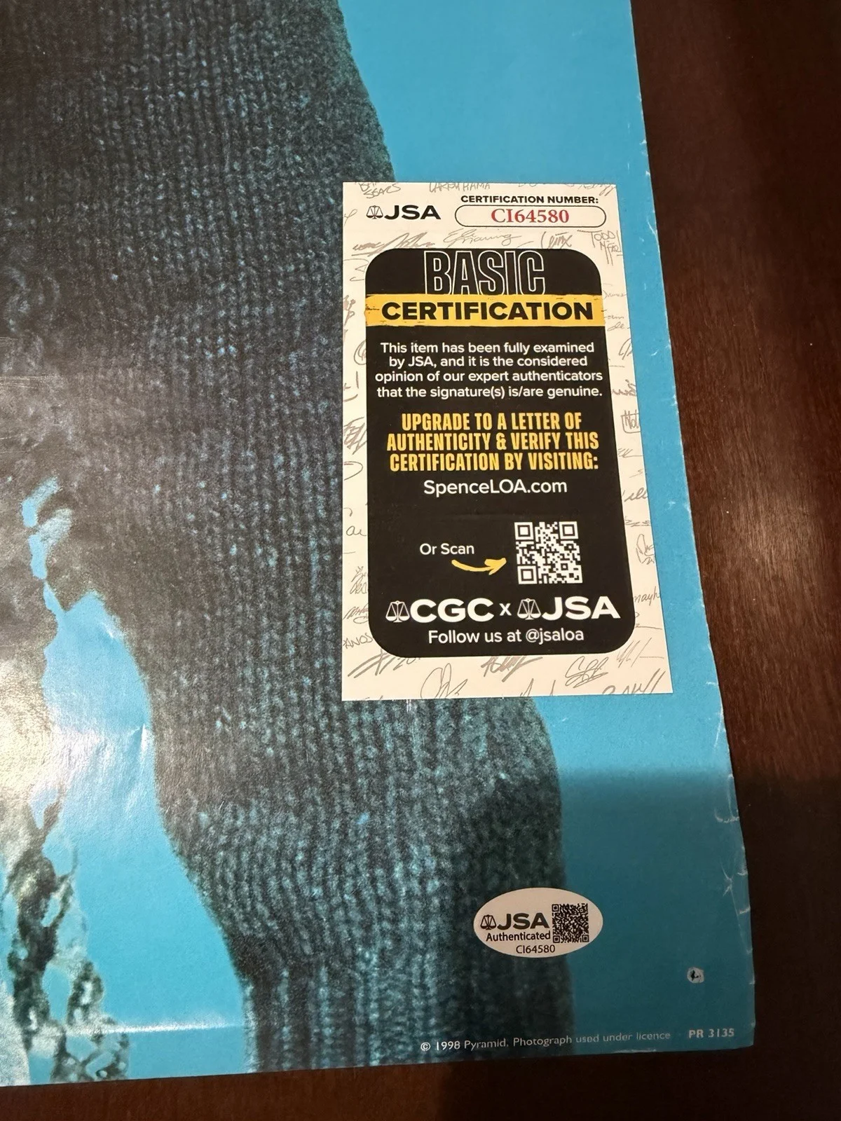 Original Nirvana Poster Signed by Dave Grohl and Krist Novoselic Autographed, image 3
