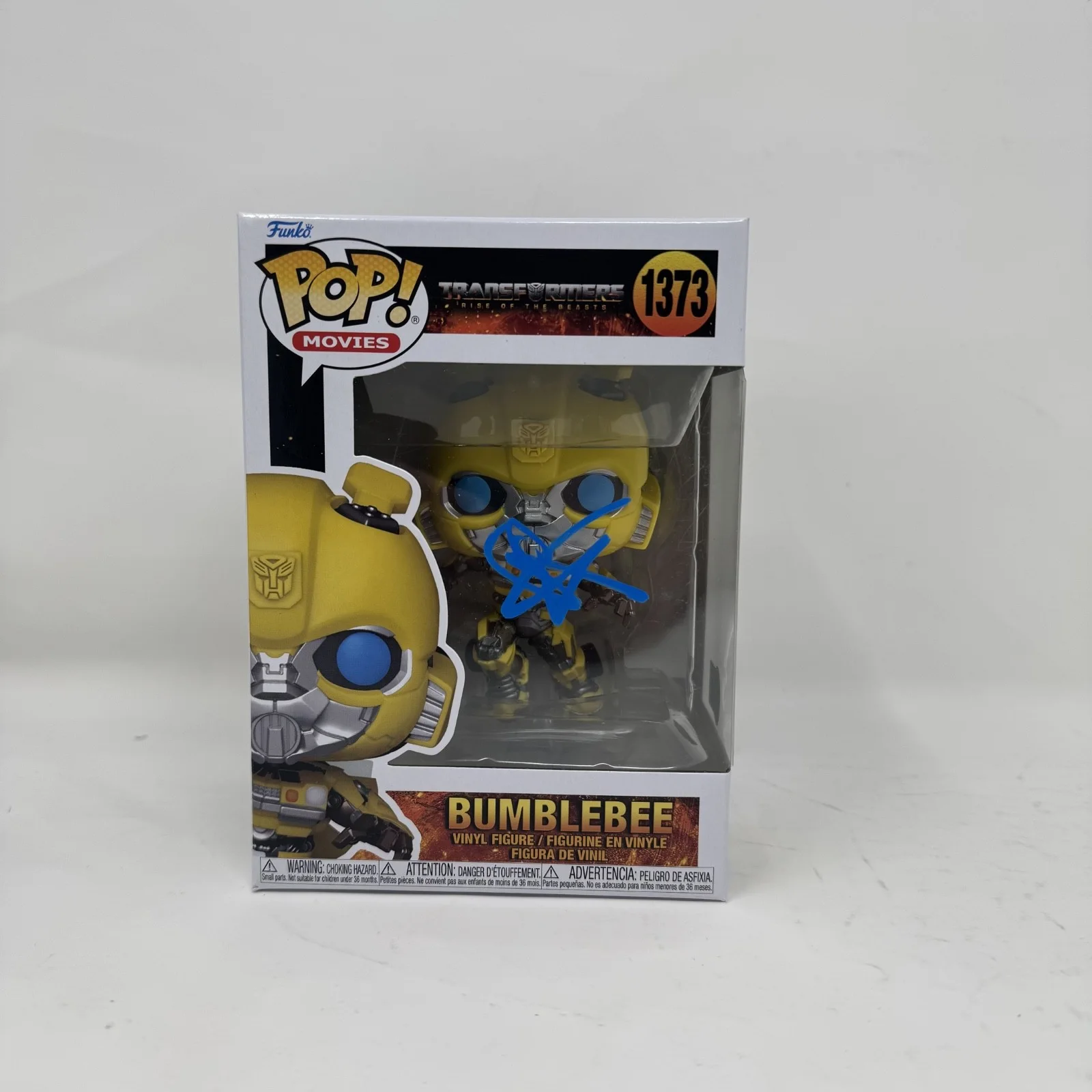 Shia LaBeouf — Shia LaBeouf Signed Transformers Bumblebee Funko Pop 1373 Autograph Beckett COA, изображение 2