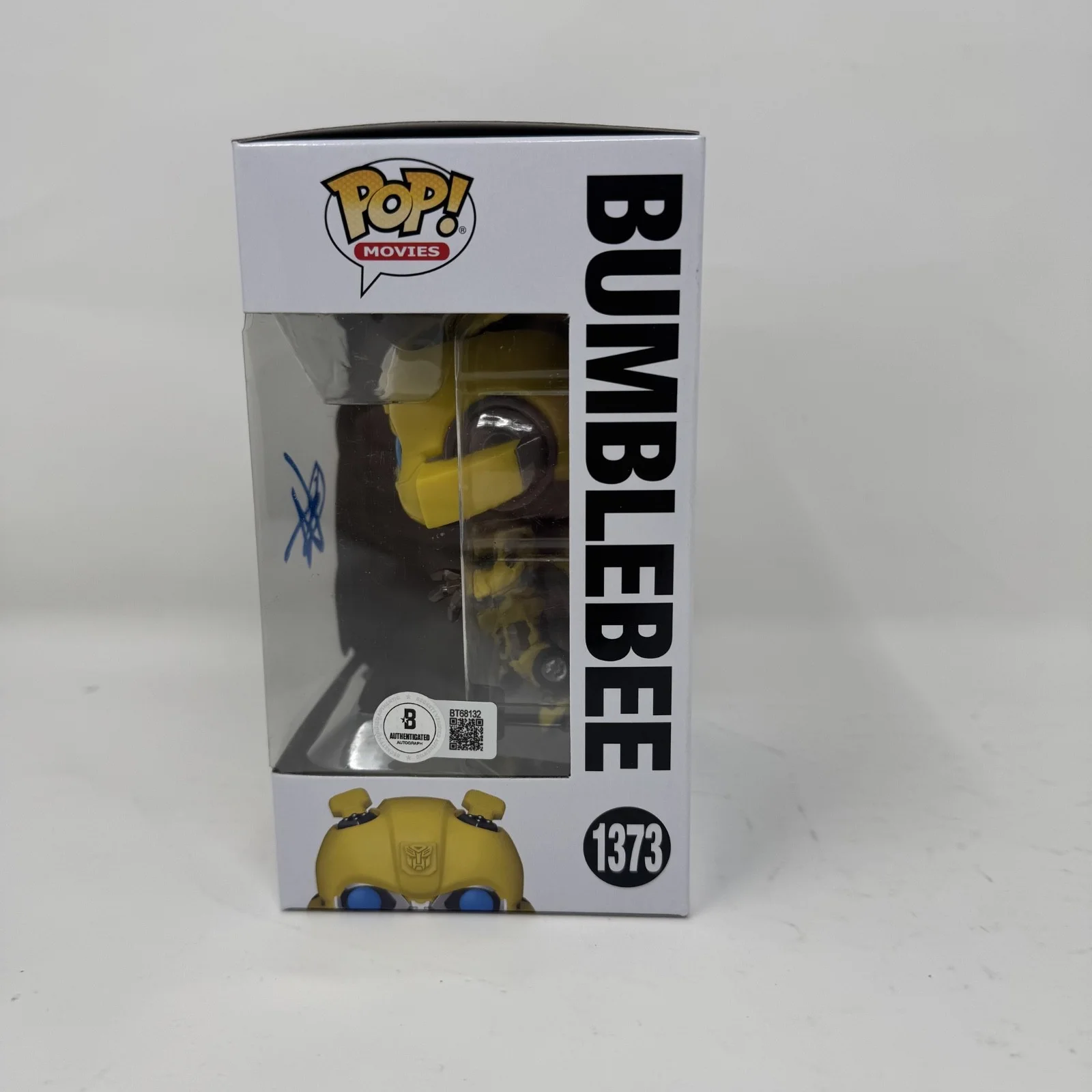 Shia LaBeouf — Shia LaBeouf Signed Transformers Bumblebee Funko Pop 1373 Autograph Beckett COA, изображение 3