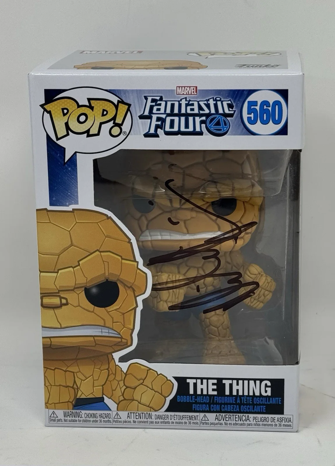 Michael Chiklis — Michael Chiklis Signed The Thing Funko Pop The Fantastic Four Marvel Beckett COA, image 2