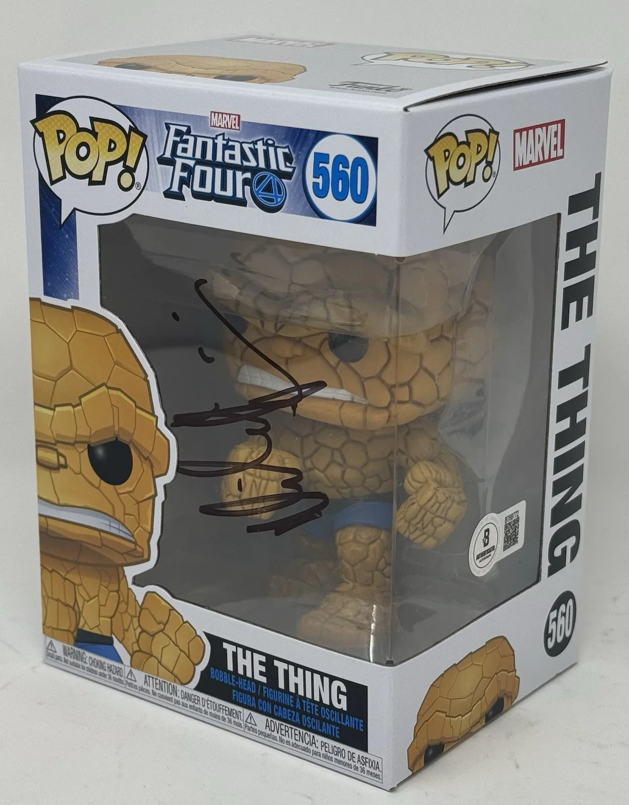 Michael Chiklis — Michael Chiklis Signed The Thing Funko Pop The Fantastic Four Marvel Beckett COA, image 3