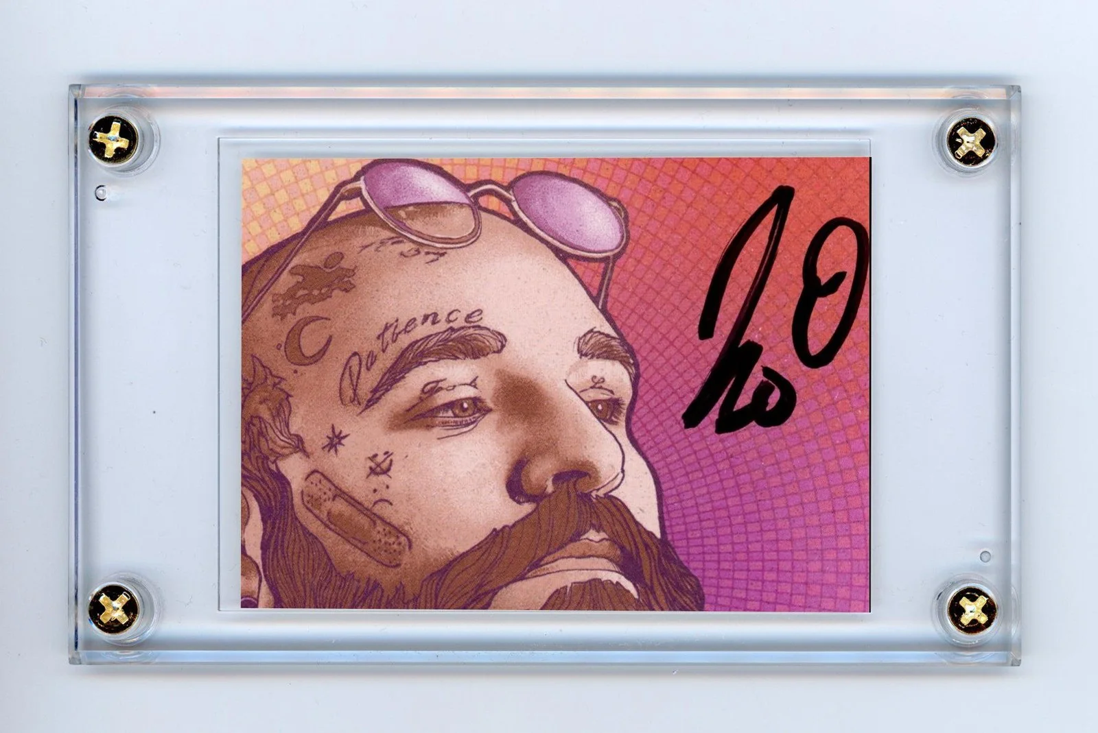 Teddy Swims — Teddy Swims Autographed Trading Card Sized Signed Cut ACOA