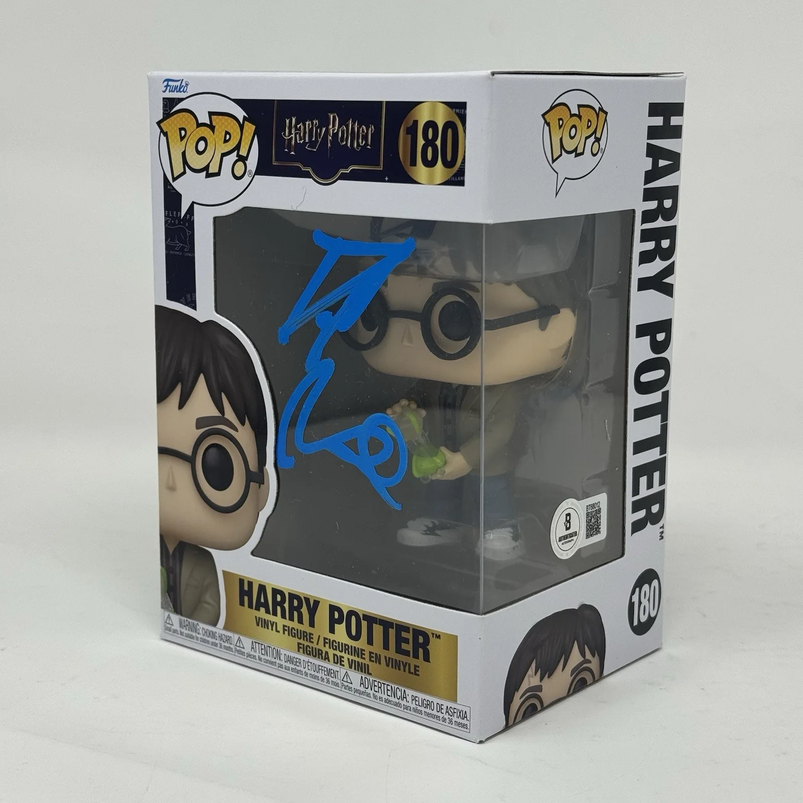 Daniel Radcliffe — Daniel Radcliffe Signed Harry Potter Funko Pop #180 Autograph Figure Beckett COA, image 3