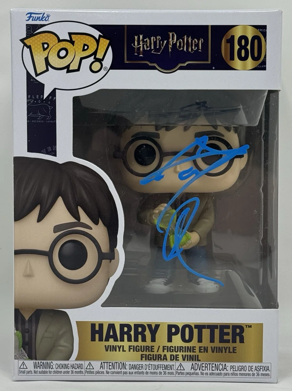 Daniel Radcliffe — Daniel Radcliffe Signed Harry Potter Funko Pop #180 Autograph Figure Beckett COA, изображение 2