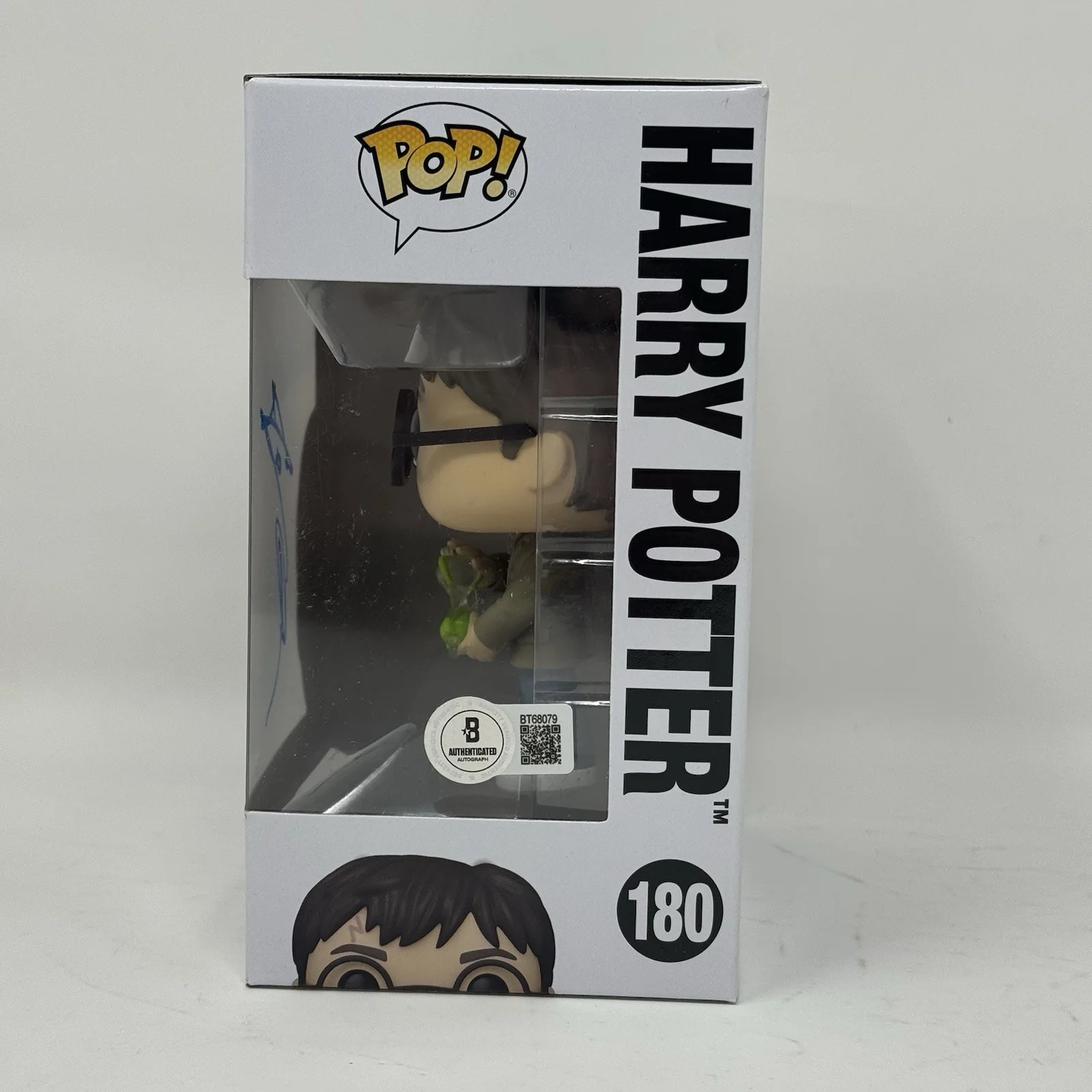 Daniel Radcliffe — Daniel Radcliffe Signed Harry Potter Funko Pop #180 Autograph Figure Beckett COA, изображение 4