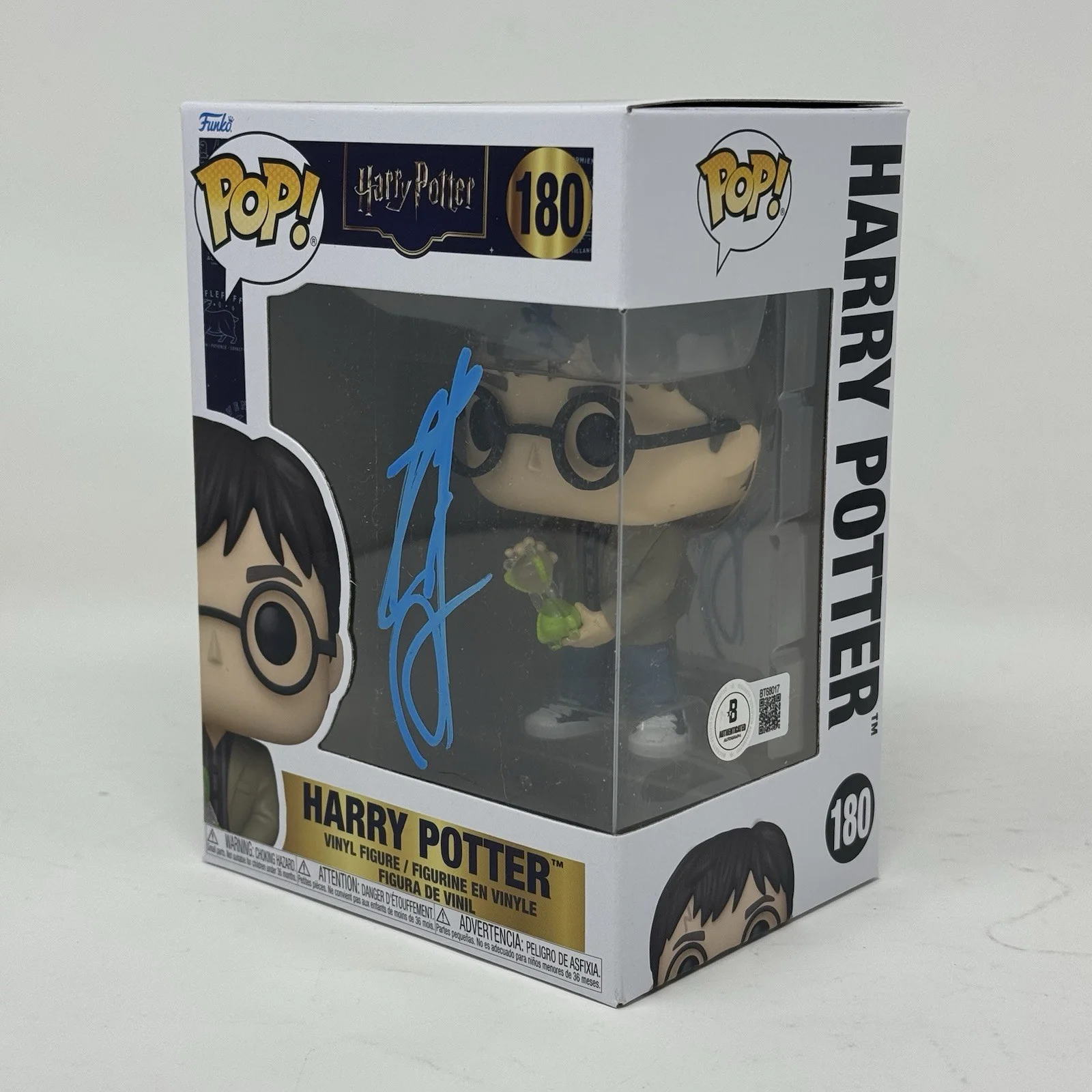 Daniel Radcliffe — Daniel Radcliffe Signed Harry Potter Funko Pop #180 Autograph Figure Beckett COA, image 3