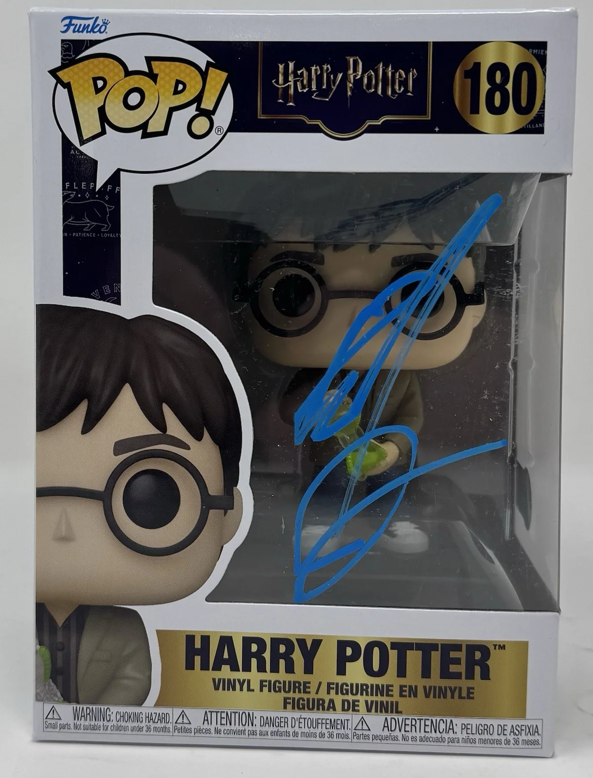 Daniel Radcliffe — Daniel Radcliffe Signed Harry Potter Funko Pop #180 Autograph Figure Beckett COA, image 2