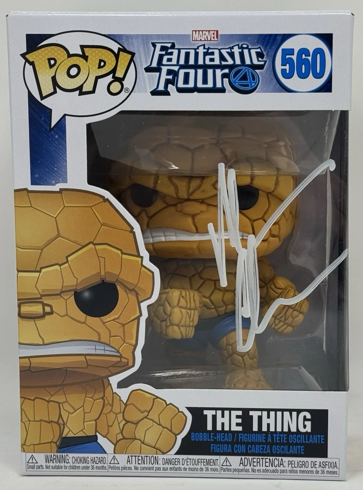 Michael Chiklis — Michael Chiklis Signed The Thing Funko Pop #560 The Fantastic Four Beckett COA, image 2