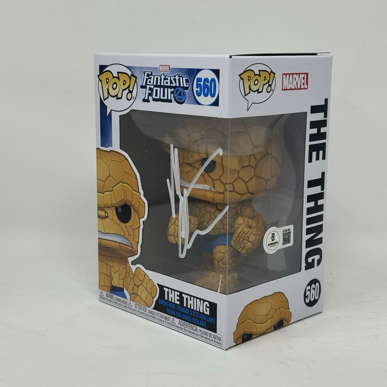 Michael Chiklis — Michael Chiklis Signed The Thing Funko Pop #560 The Fantastic Four Beckett COA, image 3
