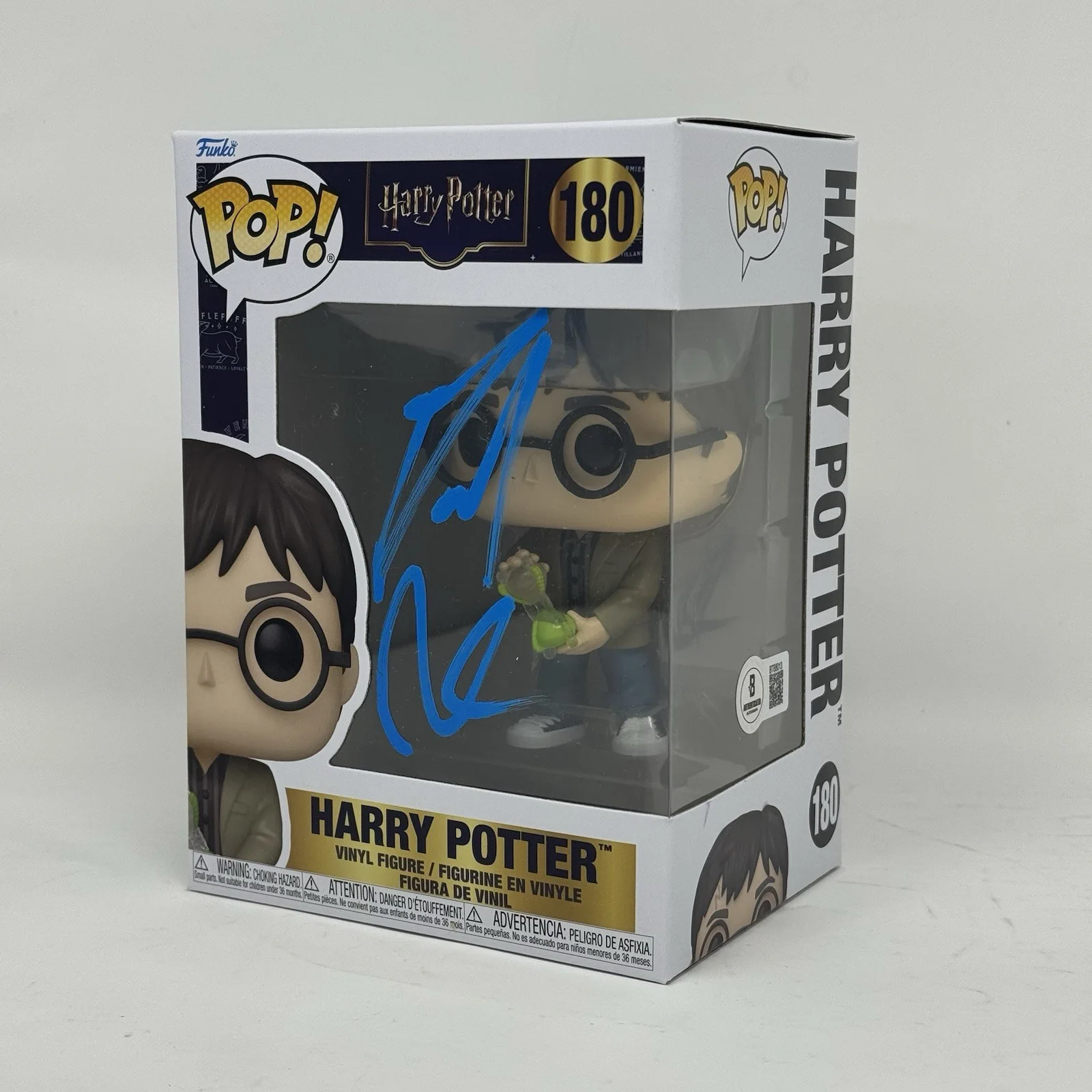 Daniel Radcliffe — Daniel Radcliffe Signed Harry Potter Funko Pop #180 Autograph Figure Beckett COA, изображение 3