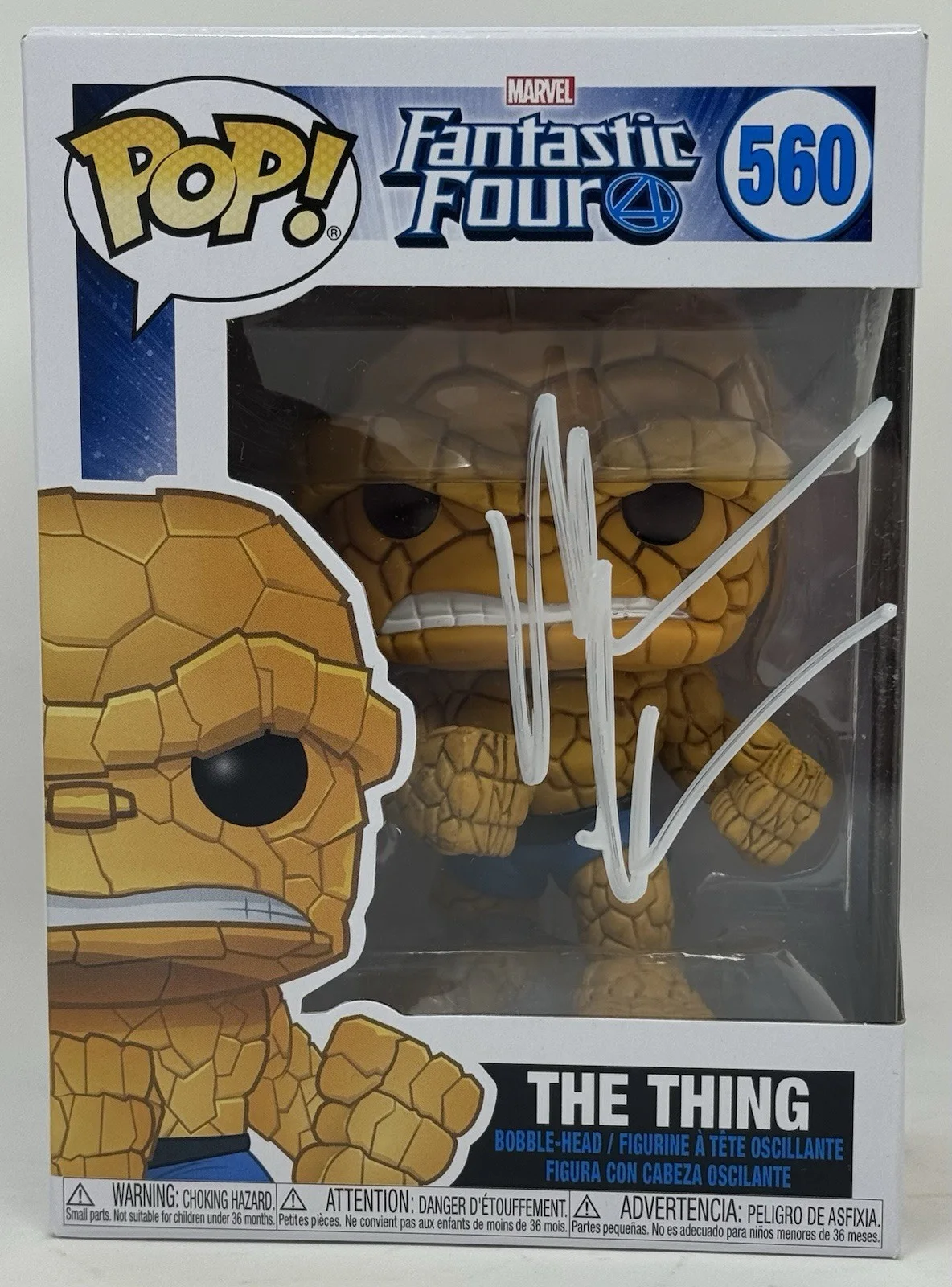 Michael Chiklis — Michael Chiklis Signed Fantastic Four The Thing Funko Pop Marvel Autograph BAS, image 2