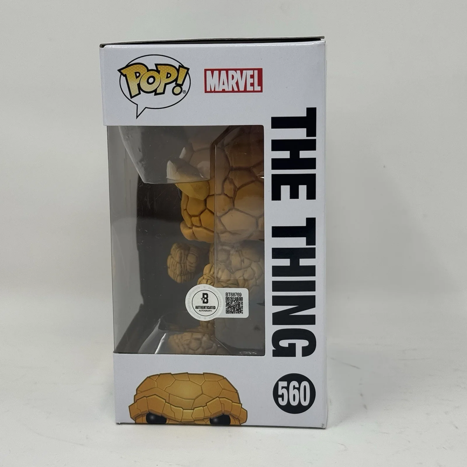 Michael Chiklis — Michael Chiklis Signed Fantastic Four The Thing Funko Pop Marvel Autograph BAS, image 4