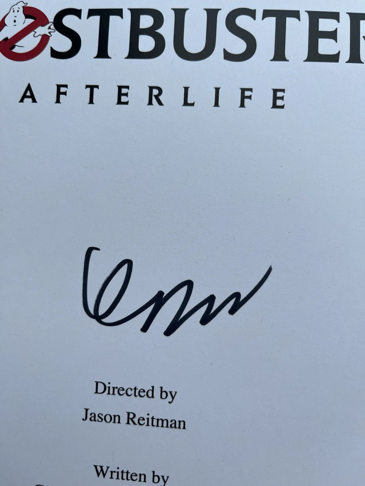 Finn Wolfhard — Finn Wolfhard Signed Ghostbusters Afterlife 8.5x11 Movie Script Cover JSA COA, image 4