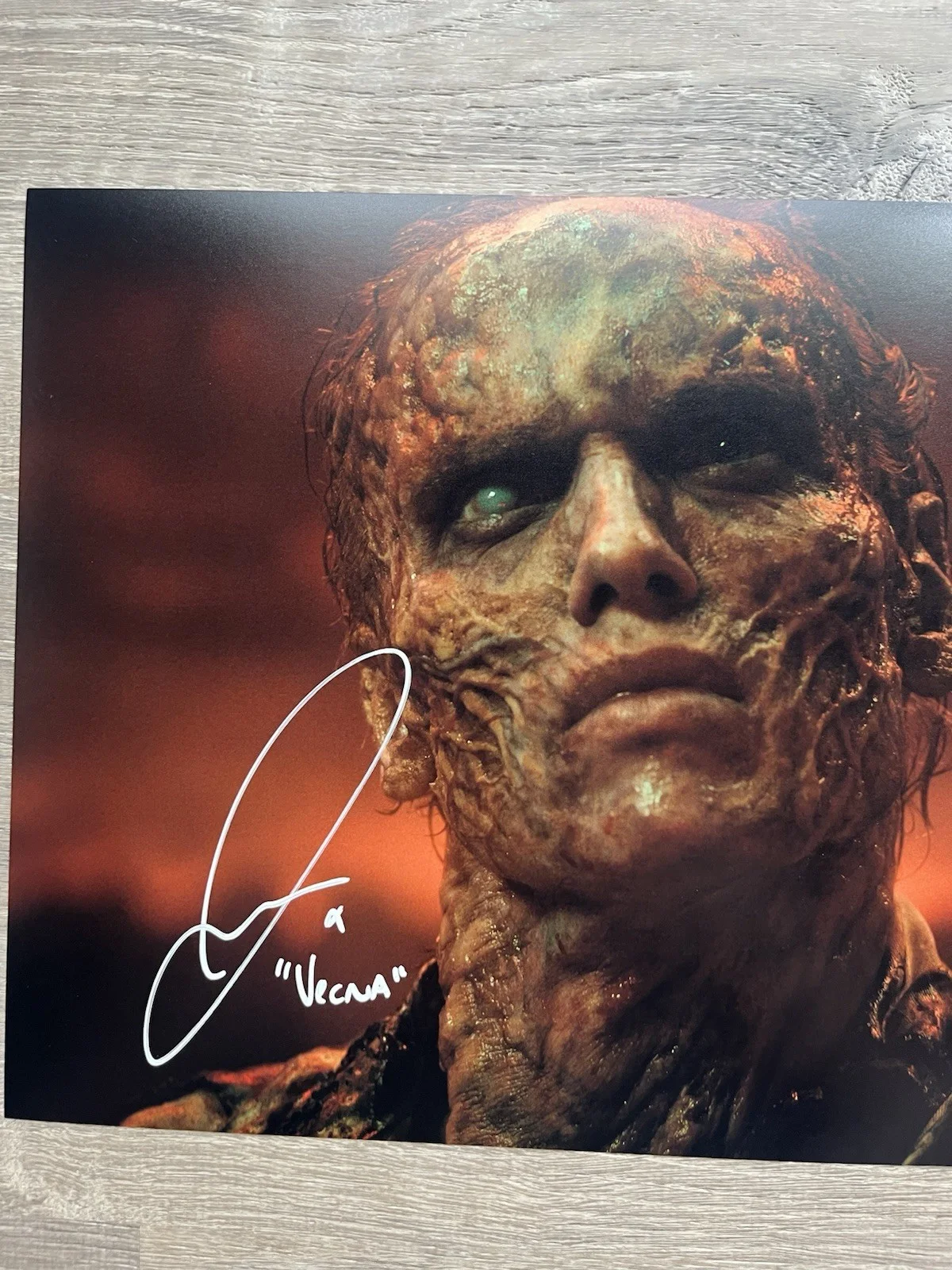 Jamie Campbell Bower — Jamie Campbell Bower Signed Vecna 11x14 Photo Beckett COA Stranger Things 001, image 3