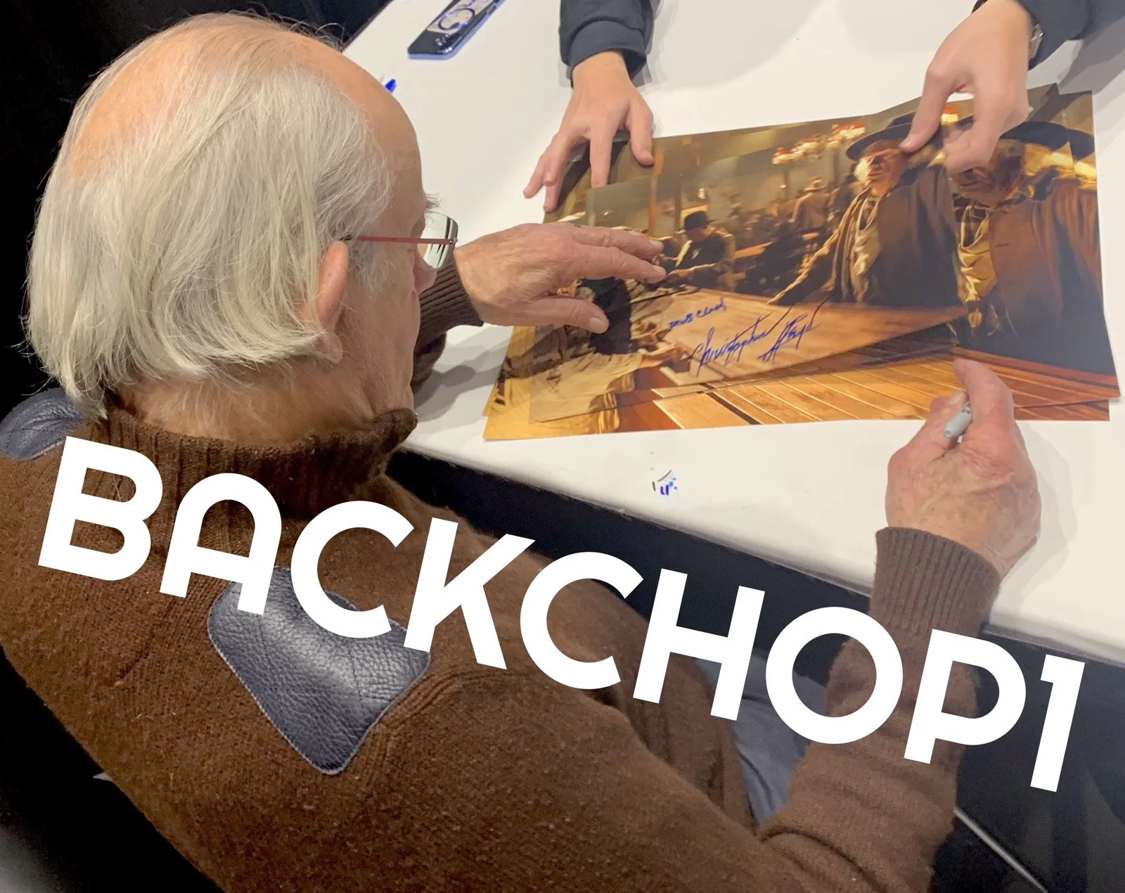 RARE! Christopher Lloyd/Matt Clark Signed Back To The Future 3 11x14 EXACT PROOF, image 2
