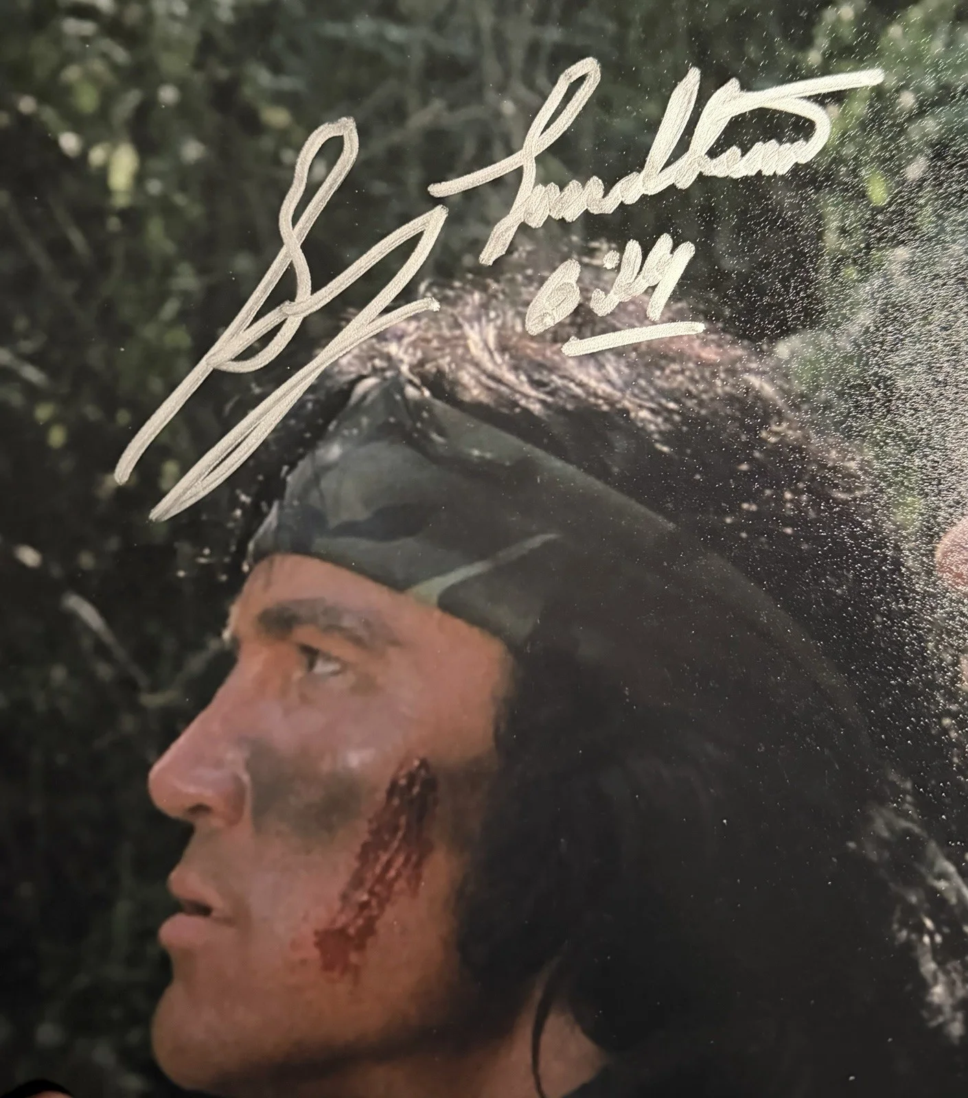 RARE! Sonny Landham Signed Predator 11x14 Photo W/“Billy” Inscription PROOF!, image 2
