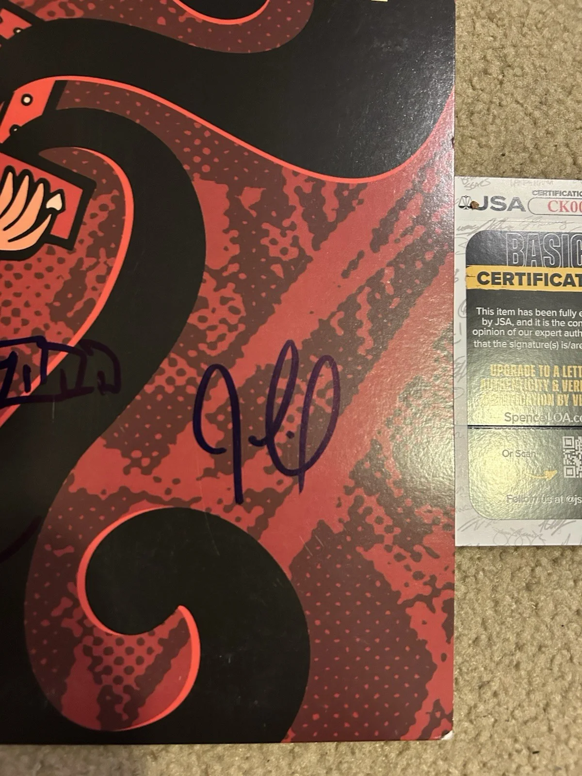 MAROON 5 ADAM LEVINE SIGNED AUTOGRAPH VINYL ALBUM SONGS ABOUT JANE JSA CERT, image 5