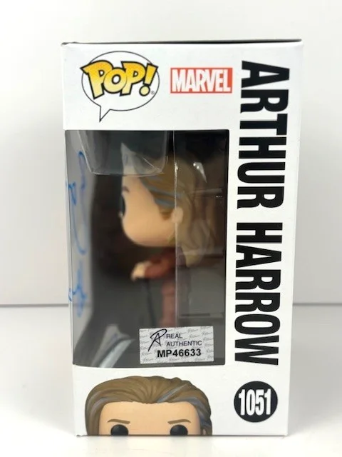 Ethan Hawke — Ethan Hawke Signed Funko Pop Arthur Harrow Vinyl #1051 Marvel with COA, image 4