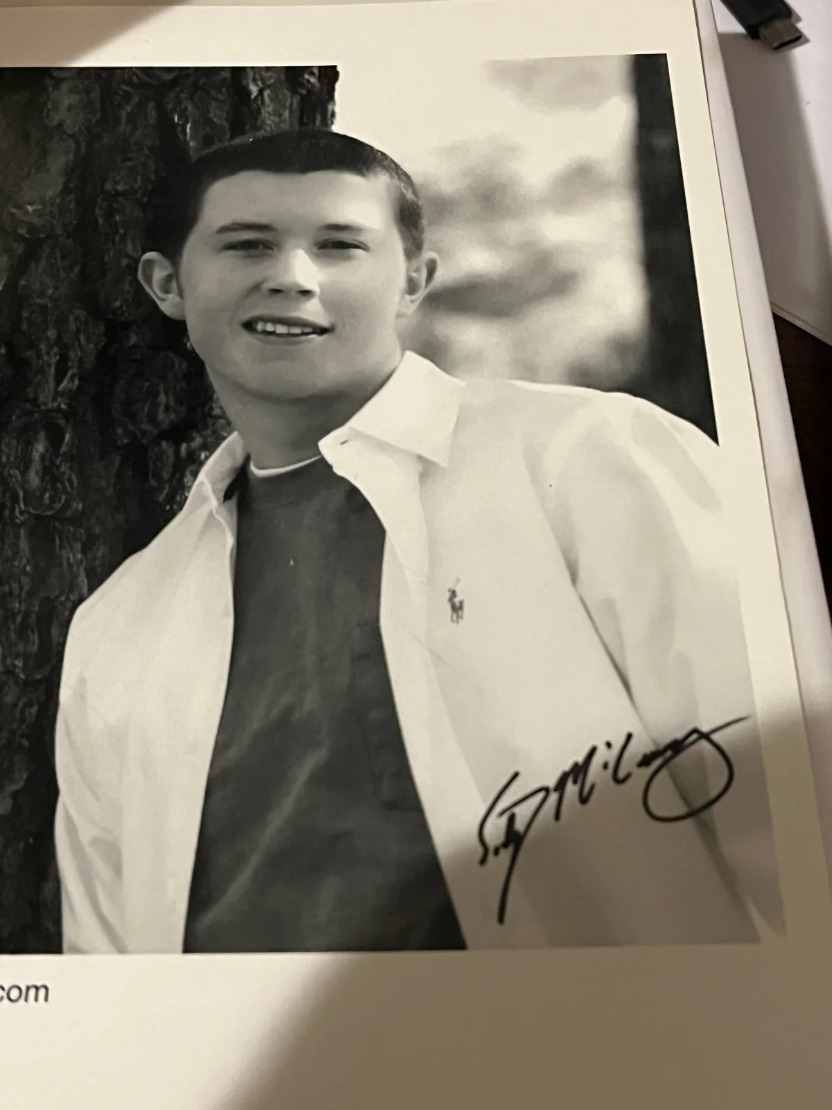 Scotty McCreery Signed Autograph Photo Country Music Sexy Original #1, изображение 2