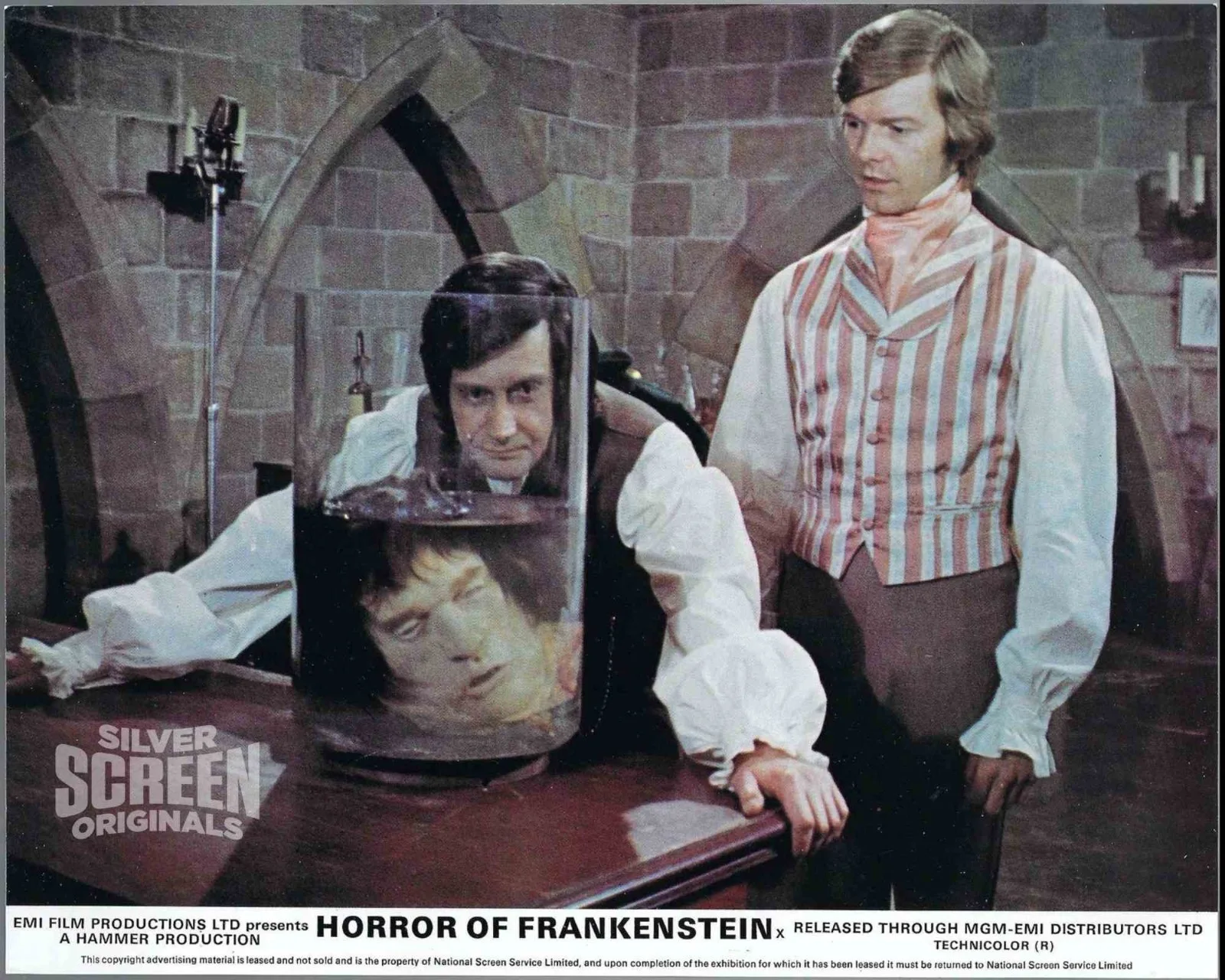 Horror of Frankenstein 8x ORIGINAL UK FOH Lobby Cards HAMMER Ralph Bates 1970, изображение 2