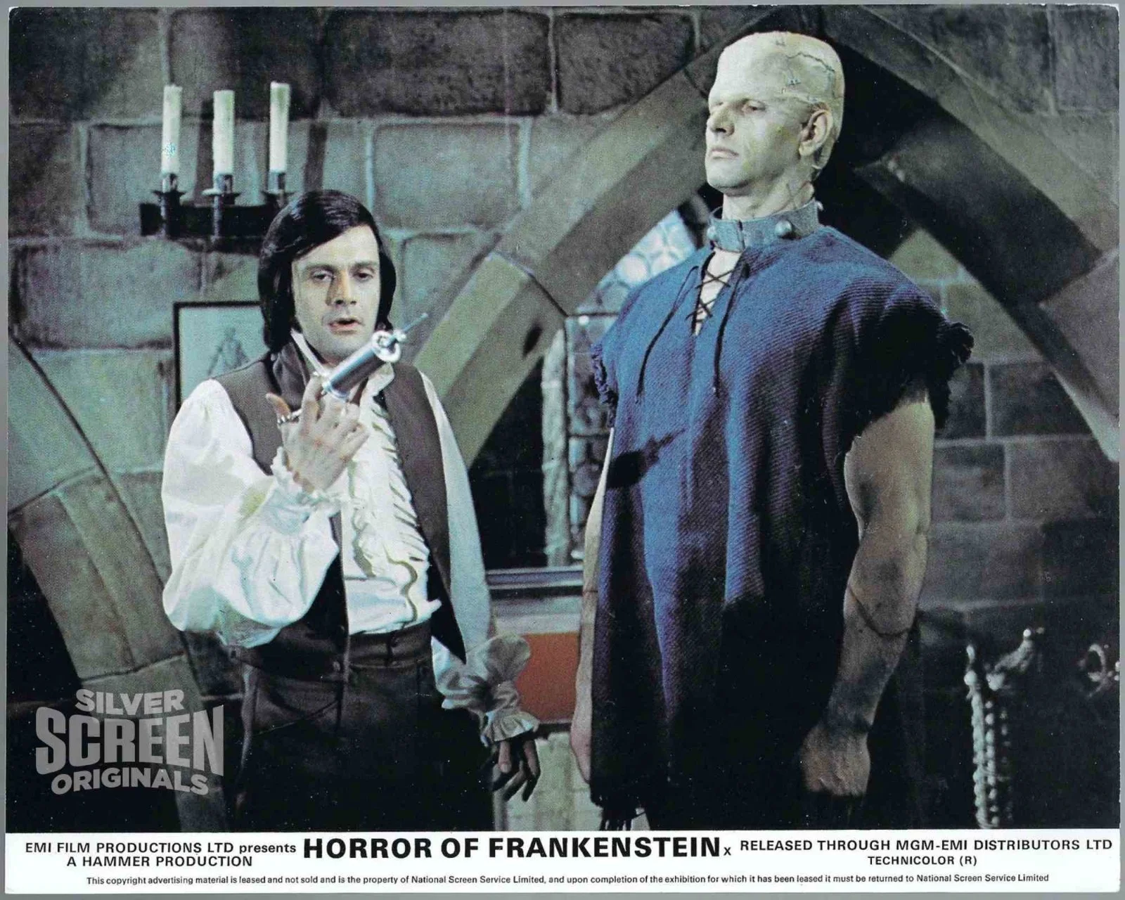 Horror of Frankenstein 8x ORIGINAL UK FOH Lobby Cards HAMMER Ralph Bates 1970, изображение 4