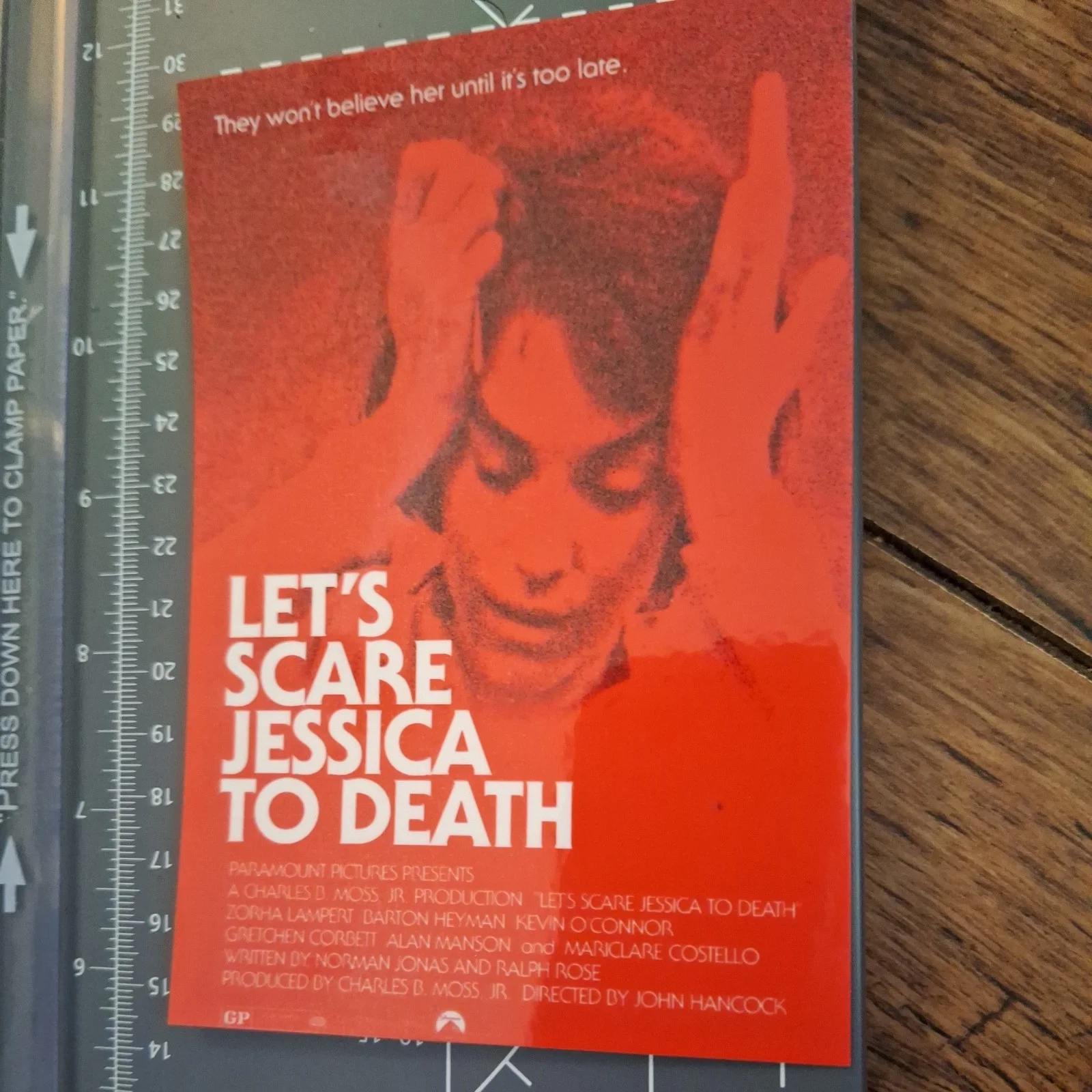 "Let’s Scare Jessica to Death" 1971 Theatrical Film Poster Modern Art Postcard, изображение 2