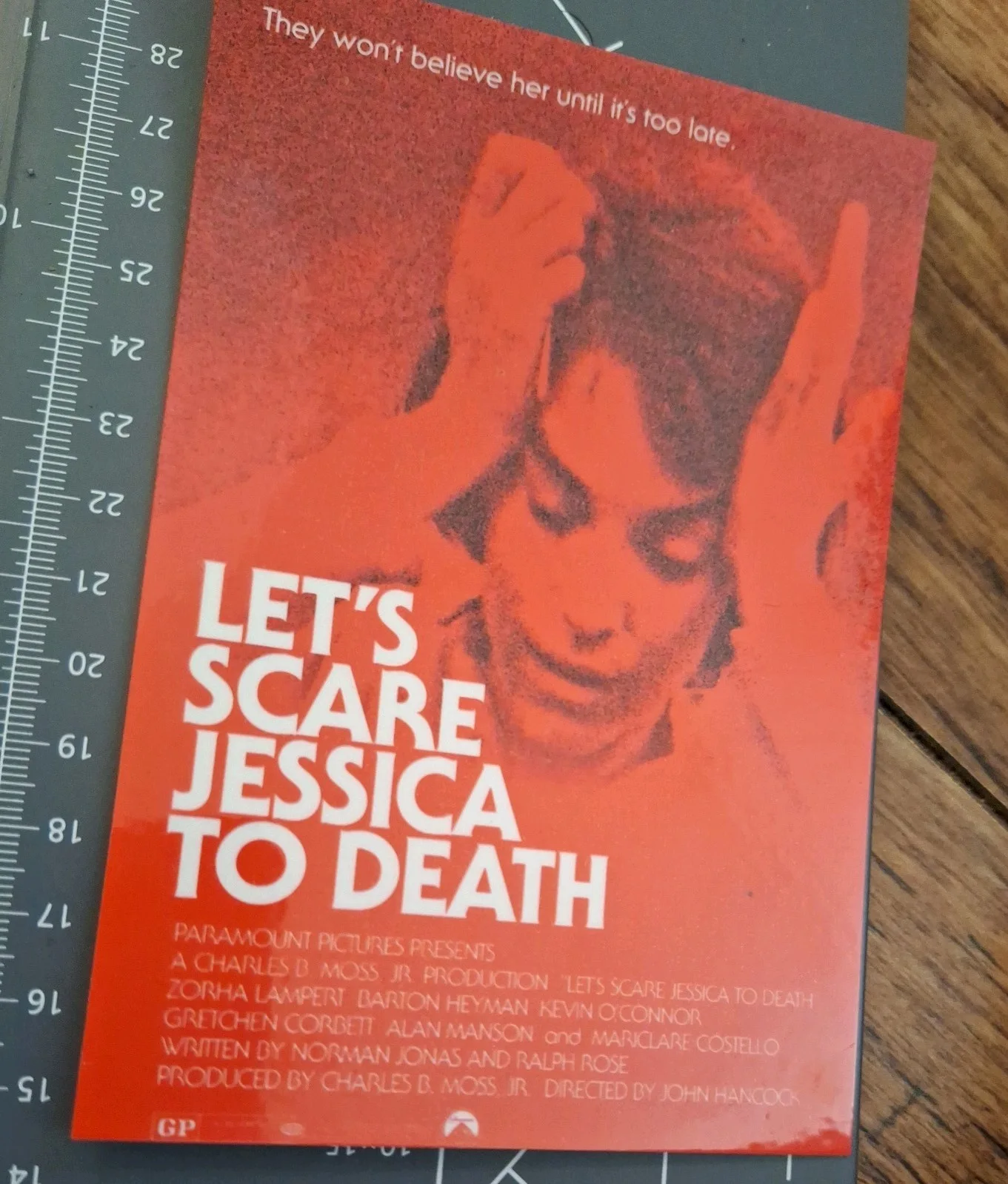 "Let’s Scare Jessica to Death" 1971 Theatrical Film Poster Modern Art Postcard, изображение 4