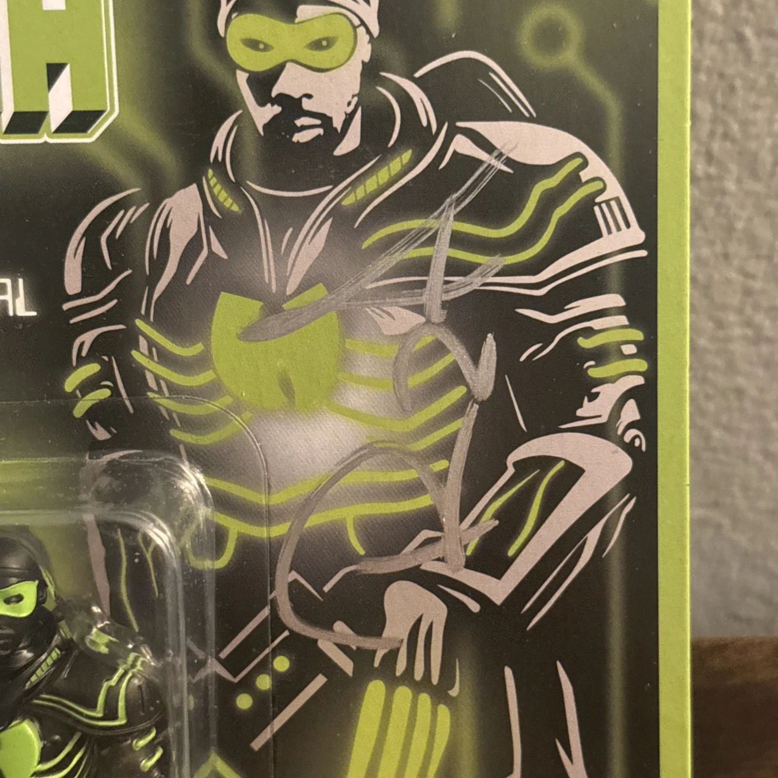 RZA WU TANG CLAN RAP BOBBY DIGITAL SIGNED AUTOGRAPHED RE-ACTION TOY Beckett Coa, изображение 3