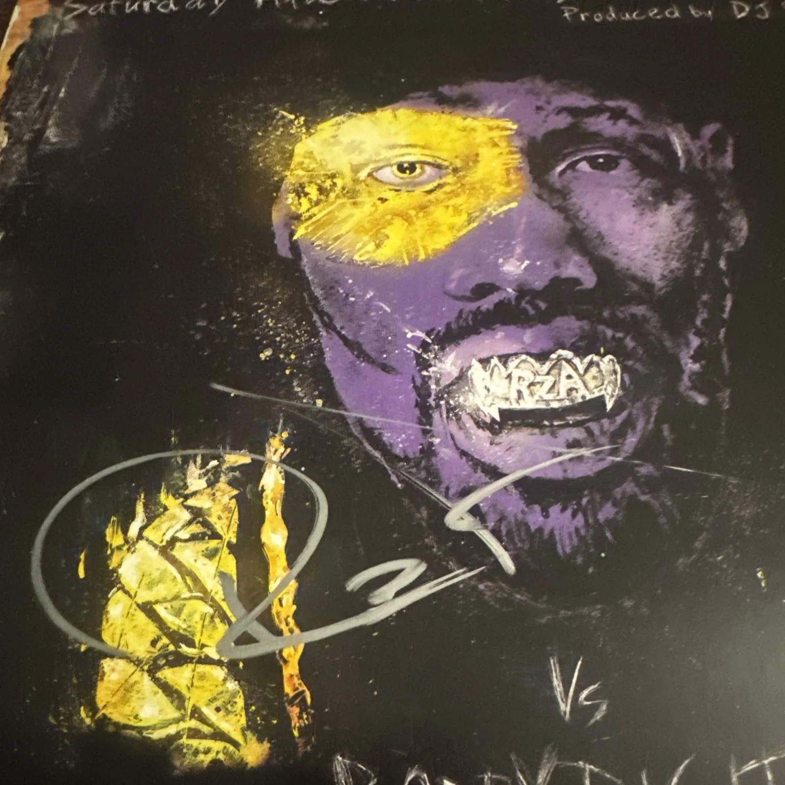 RZA SIGNED BOBBY DIGITAL Saturday Afternoon King Fu VINYL RECORD BECKETT COA, image 3