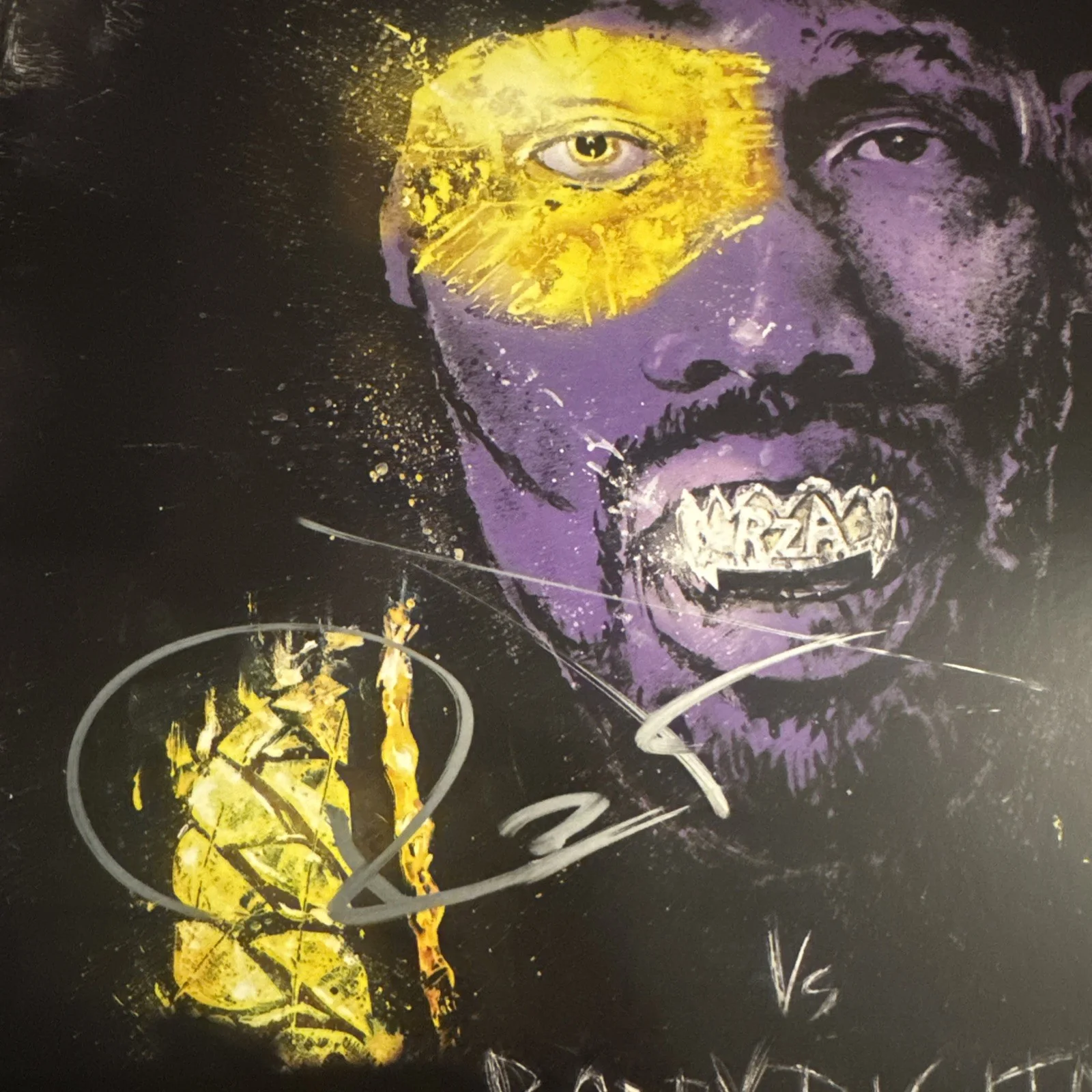RZA SIGNED BOBBY DIGITAL Saturday Afternoon King Fu VINYL RECORD BECKETT COA, image 4