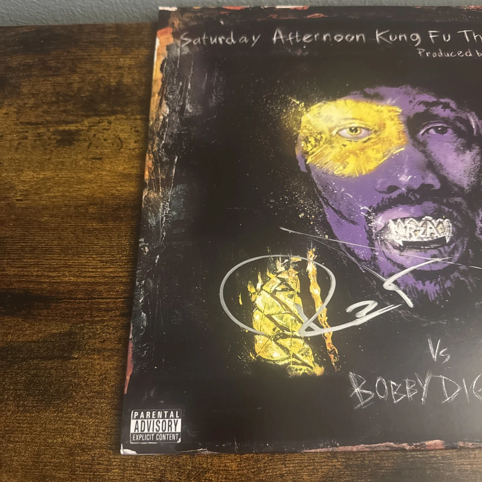 RZA SIGNED BOBBY DIGITAL Saturday Afternoon King Fu VINYL RECORD BECKETT COA, image 5