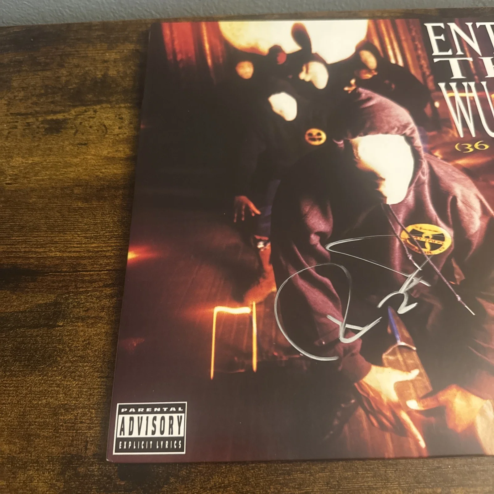 RZA SIGNED WU-TANG CLAN ENTER THE 36 CHAMBERS ALBUM VINYL RECORD BECKETT COA, изображение 5