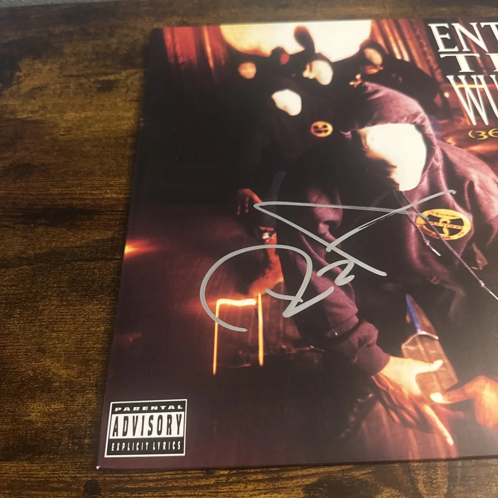 RZA SIGNED WU-TANG CLAN ENTER THE 36 CHAMBERS ALBUM VINYL RECORD BECKETT COA, image 4
