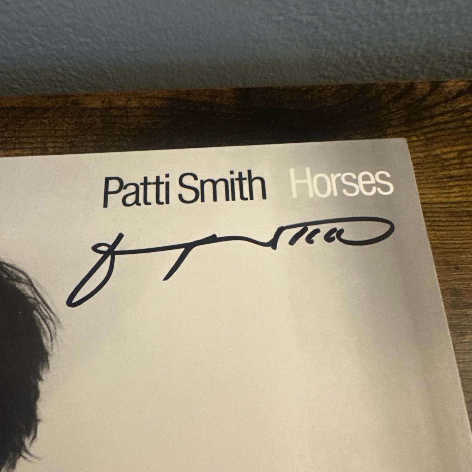 PATTI SMITH SIGNED HORSES ALBUM VINYL RARE - BECKETT COA Creased, изображение 3