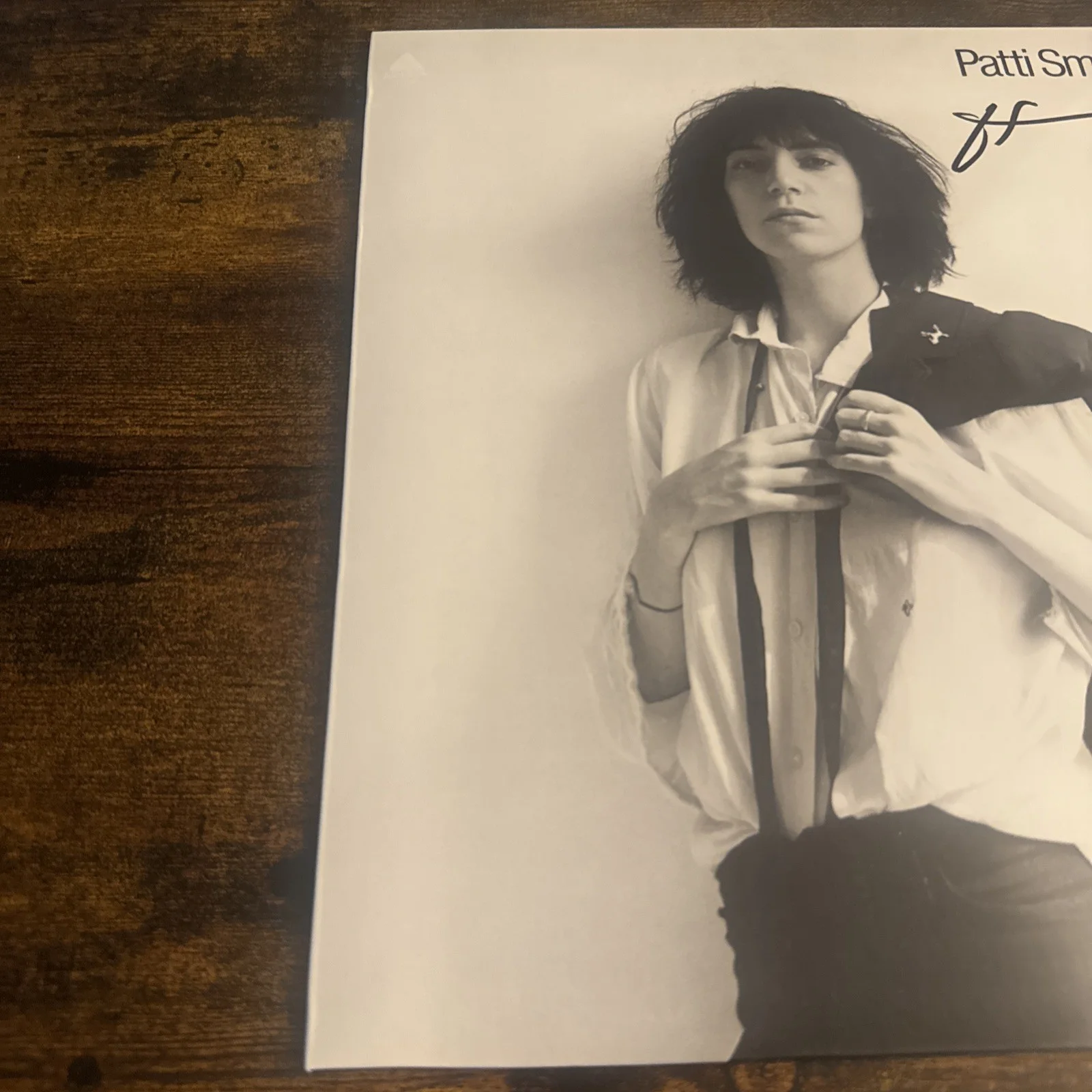 PATTI SMITH SIGNED HORSES ALBUM VINYL RARE - BECKETT COA, image 4
