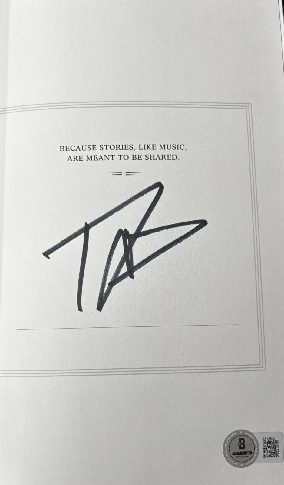 DAVE GROHL SIGNED THE STORYTELLER BOOK SINGER FOO FIGHTERS NIRVANA - BECKETT COA, изображение 3
