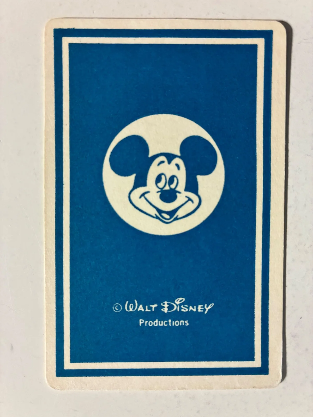 TAD STONES autograph CHIP 'n DALE vintage playing card signed, image 2