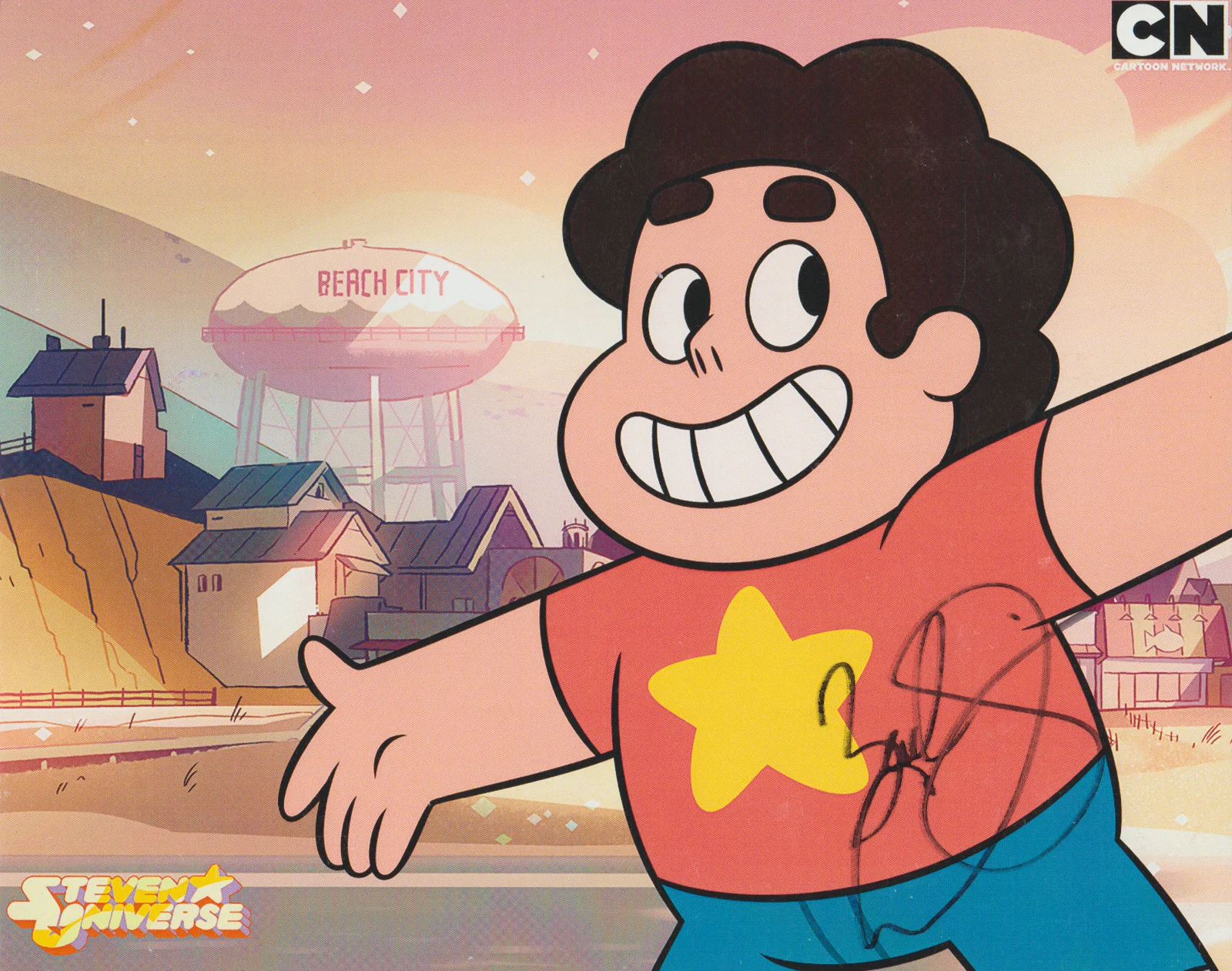 ZACH CALLISON — ZACH CALLISON STEVEN UNIVERSE SIGNED 10X8 COLOR PHOTO CARTOON NETWORK AUTOGRAPH