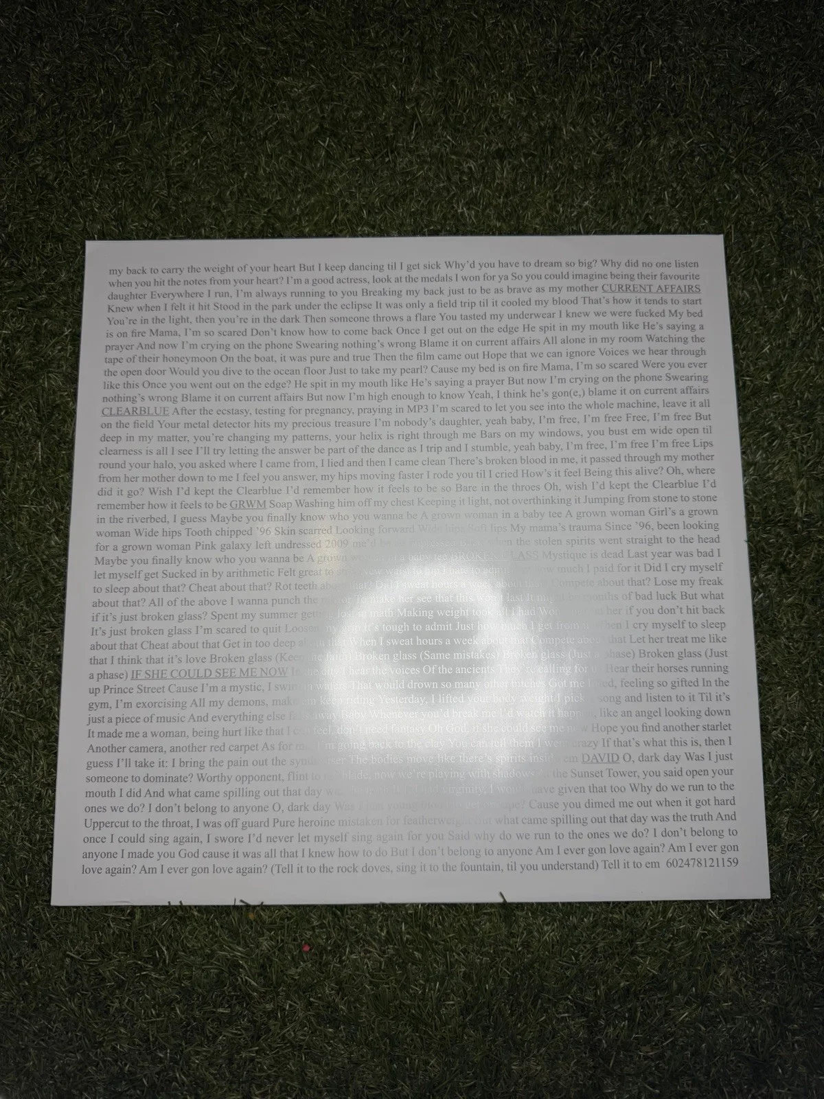 SIGNED Lorde - Virgin Vinyl LP - Unplayed, image 5