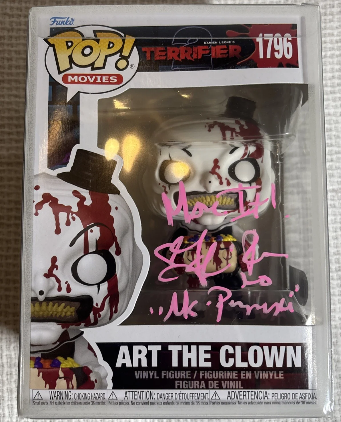 Felissa Rose — Funko Pop! Terrifier Art the Clown 1796 Felissa Rose Signed/Auto (SWAU), изображение 3